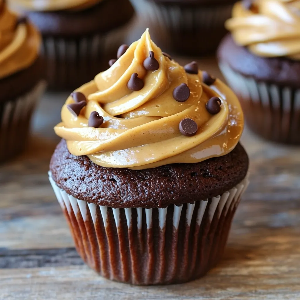 Für die schokoladigen Erdnussbutter Muffins benötigst du: - 1 Tasse Weizenmehl - 1 Tasse Zucker - 1/2 Tasse ungesüßtes Kakaopulver - 1 Teelöffel Backpulver - 1/2 Teelöffel Natron - 1/4 Teelöffel Salz - 2 große Eier - 1/2 Tasse Pflanzenöl - 1/2 Tasse Buttermilch (oder 1/2 Tasse Milch + 1/2 Teelöffel Essig) - 1 Teelöffel Vanilleextrakt - 1/2 Tasse cremige Erdnussbutter - 1/2 Tasse Mini-Schokoladenstückchen (optional) Diese Zutaten machen die Muffins schön schokoladig und sehr saftig. Das Kakaopulver gibt den Muffins den reichen Geschmack. Du wirst die Kombination aus Erdnussbutter und Schokolade lieben. Für das leckere Frosting brauchst du: - 1/2 Tasse ungesalzene Butter, weich - 1/2 Tasse cremige Erdnussbutter - 2 Tassen Puderzucker - 3-4 Esslöffel Milch - 1/2 Teelöffel Vanilleextrakt - Mini-Schokoladenstückchen zur Dekoration Das Frosting macht die Muffins noch besser. Die Mischung aus Butter und Erdnussbutter ist cremig und süß. Das ist ein wahrer Genuss auf den Muffins. Falls du Allergien hast, gibt es Alternativen: - Verwende glutenfreies Mehl anstelle von Weizenmehl. - Nutze Rübenzucker oder Kokoszucker, wenn du keinen weißen Zucker magst. - Ersetze die Eier mit einer Banane, Apfelmus oder Chia-Samen. - Verwende Mandelmilch oder Sojamilch anstelle von Buttermilch. - Für das Frosting kannst du vegane Butter verwenden. So kannst du das Rezept anpassen und trotzdem leckere Muffins genießen. Jeder kann diese schokoladigen Erdnussbutter Muffins lieben! Zu Beginn heizen Sie den Ofen auf 175 °C vor. Legen Sie dann ein Muffinblech mit Muffinförmchen aus. So verhindern Sie, dass die Muffins kleben. Nehmen Sie eine große Schüssel. Vermengen Sie darin das Weizenmehl, den Zucker und das Kakaopulver. Fügen Sie das Backpulver, Natron und Salz hinzu. Rühren Sie alles gut durch, damit sich die Zutaten gleichmäßig verteilen. In einer anderen Schüssel schlagen Sie die Eier auf. Geben Sie das Pflanzenöl, die Buttermilch und den Vanilleextrakt dazu. Rühren Sie, bis die Mischung schön glatt ist. So stellen Sie sicher, dass die Muffins saftig werden. Gießen Sie die flüssigen Zutaten zu den trockenen. Rühren Sie nur kurz, bis alles vermischt ist. Achten Sie darauf, nicht zu lange zu rühren. Heben Sie dann die Erdnussbutter vorsichtig unter. Wenn Sie Mini-Schokoladenstückchen verwenden, fügen Sie diese jetzt hinzu. Verteilen Sie den Teig gleichmäßig auf die Muffinförmchen. Füllen Sie jedes Förmchen etwa bis 2/3 voll. Backen Sie die Muffins für 18 bis 20 Minuten. Stecken Sie einen Zahnstocher in die Mitte. Wenn er sauber herauskommt, sind die Muffins fertig. Lassen Sie sie etwas abkühlen. Während die Muffins abkühlen, machen Sie das Frosting. Schlagen Sie die weiche Butter und die Erdnussbutter zusammen, bis sie fluffig sind. Geben Sie dann nach und nach den Puderzucker dazu. Rühren Sie gut durch. Fügen Sie Milch hinzu, um die gewünschte Konsistenz zu erreichen. Rühren Sie auch den Vanilleextrakt unter. Sobald die Muffins kalt sind, bestreichen Sie sie großzügig mit dem Frosting. Dekorieren Sie sie mit Mini-Schokoladenstückchen für das Extra an Geschmack. Servieren Sie die Muffins auf einem schönen Teller für eine ansprechende Präsentation. Um perfekte Muffins zu backen, befolge diese einfachen Tipps: - Zutaten vorbereiten: Stelle sicher, dass alle Zutaten Zimmertemperatur haben. - Nicht zu lange rühren: Mische die trockenen und flüssigen Zutaten nur kurz. - Füllhöhe beachten: Fülle die Förmchen nur bis zu zwei Dritteln. - Backzeit im Auge behalten: Überprüfe die Muffins nach 18 Minuten mit einem Zahnstocher. Es gibt einige häufige Fehler beim Muffinbacken. Hier sind einige, die du vermeiden solltest: - Zu viel rühren: Das macht die Muffins zäh. - Falsche Ofentemperatur: Stelle sicher, dass dein Ofen richtig vorgeheizt ist. - Zutaten im falschen Verhältnis: Achte darauf, dass du die Mengen genau abmisst. - Muffins zu lange backen: Überwache die Backzeit genau, um trockene Muffins zu vermeiden. Die richtige Lagerung hilft, die Frische deiner Muffins zu bewahren. Hier sind einige Tipps: - Abkühlen lassen: Lass die Muffins nach dem Backen auf einem Gitter auskühlen. - Luftdicht lagern: Bewahre sie in einem luftdichten Behälter auf. - Im Kühlschrank aufbewahren: So bleiben sie länger frisch, bis zu einer Woche. - Einfrieren: Für längere Haltbarkeit kannst du die Muffins einfrieren. Wickel sie gut ein und lagere sie bis zu drei Monate. Mit diesen Tipps wirst du schokoladige Erdnussbutter Muffins backen, die immer perfekt gelingen! {{image_4}} Du kannst deine Schokoladigen Erdnussbutter Muffins noch besser machen. Füge zum Beispiel gehackte Nüsse hinzu. Walnüsse oder Mandeln passen gut. Trockenfrüchte wie Cranberries oder Aprikosen bringen einen fruchtigen Kick. Für mehr Schokolade kannst du Schokoladenstückchen oder Kakaonibs verwenden. Experimentiere mit verschiedenen Kombinationen. So wird jeder Biss spannend und neu! Das Frosting ist der Star deiner Muffins. Du kannst es leicht variieren. Probiere statt Erdnussbutter Mandelnussbutter oder Cashewbutter. Für einen fruchtigen Geschmack füge etwas pürierten Frischkäse und Himbeeren hinzu. Wenn du es schokoladiger magst, mische Kakaopulver in die Erdnussbutter. Diese Optionen geben deinen Muffins einen neuen Twist. Für glutenfreie Muffins benutze einfach glutenfreies Mehl. Das funktioniert gut, ohne den Geschmack zu verlieren. Wenn du vegan backen möchtest, ersetze die Eier durch Apfelmus oder Leinsamen. Verwende pflanzliche Milch und vegane Butter für das Frosting. So kannst du die Muffins genießen, ohne auf deine Diät zu achten. Um die Schokoladigen Erdnussbutter Muffins frisch zu halten, lege sie in einen luftdichten Behälter. So bleiben sie weich und lecker. Lagere die Muffins bei Raumtemperatur für bis zu drei Tage. Wenn du sie länger aufbewahren willst, solltest du sie einfrieren. Das Einfrieren der Muffins ist einfach und effektiv. Lass die Muffins zuerst vollständig abkühlen. Wickel sie dann einzeln in Frischhaltefolie ein. Lege die eingewickelten Muffins in einen Gefrierbeutel. So bleiben sie bis zu drei Monate frisch. Beschrifte den Beutel mit dem Datum. Wenn du die Muffins wieder aufwärmen möchtest, nimm sie aus dem Gefrierfach. Lass sie zuerst im Kühlschrank auftauen. Du kannst sie dann in der Mikrowelle für etwa 10-15 Sekunden aufwärmen. Alternativ kannst du sie im Ofen bei 175 °C für 5-10 Minuten aufwärmen. So bleiben sie lecker und saftig. Die Muffins halten sich bis zu fünf Tage in einem luftdichten Behälter. Sie bleiben frisch und lecker. Lagern Sie sie bei Raumtemperatur. Wenn Sie sie länger aufbewahren möchten, frieren Sie sie ein. So bleiben sie bis zu drei Monate gut. Vor dem Servieren einfach auftauen. Ja, Sie können Erdnussbutter durch Mandelbutter oder Cashewbutter ersetzen. Diese Alternativen sind ebenfalls lecker. Achten Sie darauf, dass sie eine ähnliche Konsistenz haben. Nutzen Sie auch Nussbutter ohne Zuckerzusatz für einen besseren Geschmack. Wenn der Teig zu trocken ist, fügen Sie einen Esslöffel Milch hinzu. Rühren Sie gut um und prüfen Sie die Konsistenz. Der Teig sollte feucht, aber nicht flüssig sein. Wenn nötig, wiederholen Sie diesen Schritt. Um die Muffins schokoladiger zu machen, erhöhen Sie die Menge an Kakaopulver. Fügen Sie bis zu 1/4 Tasse mehr hinzu. Sie können auch mehr Schokoladenstückchen für einen intensiveren Schokoladengeschmack verwenden. Experimentieren Sie, bis es perfekt ist. Diese Muffins sind nicht glutenfrei, da sie Weizenmehl enthalten. Um sie glutenfrei zu machen, verwenden Sie glutenfreies Mehl. Achten Sie darauf, dass alle anderen Zutaten ebenfalls glutenfrei sind. So genießen Sie die Muffins ohne Gluten. Um die Muffins vegan zu machen, ersetzen Sie die Eier durch Apfelmus oder Leinsamen. Verwenden Sie pflanzliche Milch und vegane Butter. Diese Anpassungen sorgen dafür, dass die Muffins dennoch fluffig und lecker bleiben. Die Anleitung für köstliche Muffins ist jetzt klar und einfach. Du hast gelernt, welche Zutaten wichtig sind, und wie du sie richtig zubereitest. Die Tipps helfen dir, perfekte Muffins zu backen, ohne Fehler zu machen. Denke auch an die Variationen, um sie nach deinem Geschmack zu gestalten. Mit den Lagerhinweisen bleiben deine Muffins frisch. Egal, ob du sie vegan oder glutenfrei machen möchtest, die Möglichkeiten sind endlos. Jetzt bist du bereit, diese leckeren Muffins zu genießen!