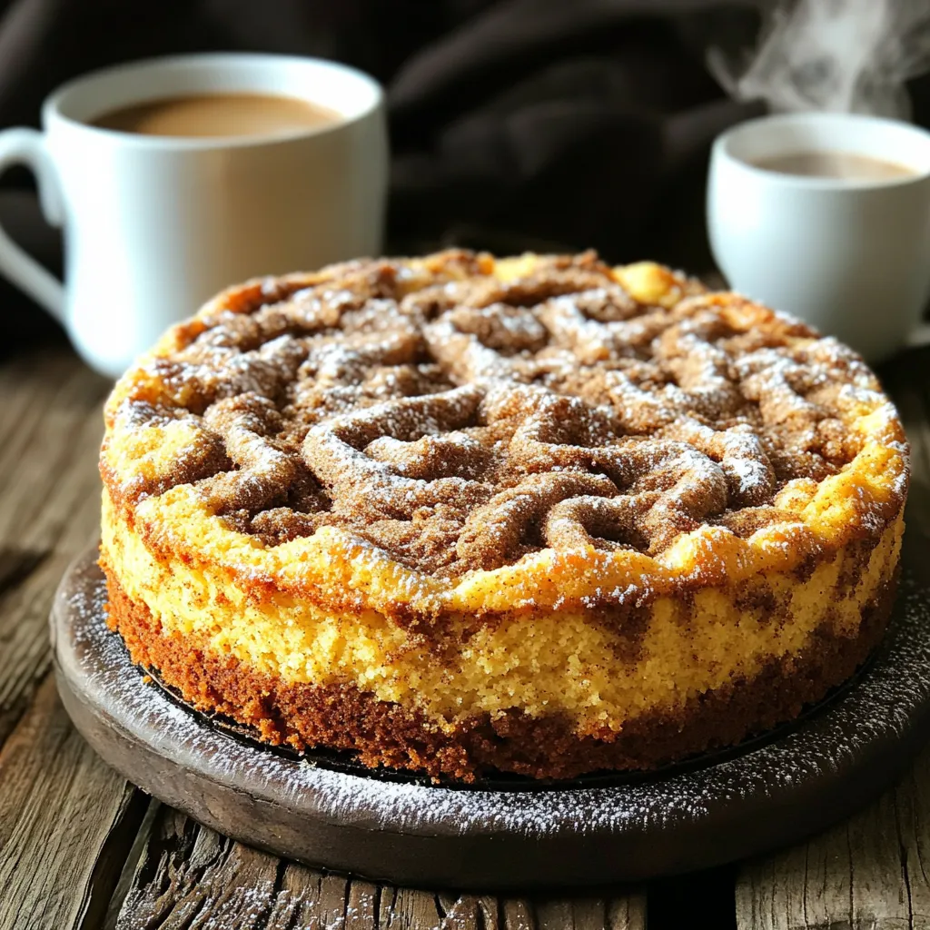 Um diesen leckeren Zimt-Streusel-Kaffee-Kuchen zu machen, brauchst du: - 2 Tassen Allzweckmehl - 1 Tasse Kristallzucker - 1/2 Tasse ungesalzene Butter, weich - 2 große Eier - 1 Tasse saure Sahne - 1 Teelöffel Vanilleextrakt - 1 Teelöffel Backpulver - 1/2 Teelöffel Natron - 1/2 Teelöffel Salz - 1 Esslöffel gemahlener Zimt - 1/2 Tasse brauner Zucker, fest gepackt - 1/2 Tasse gehackte Walnüsse oder Pekannüsse (optional) - 1/4 Tasse Puderzucker (zum Bestäuben) Wenn du auf der Suche nach Alternativen bist, probiere diese Ideen: - Verwende Vollkornmehl für mehr Ballaststoffe. - Ersetze saure Sahne durch griechischen Joghurt. - Nutze Honig anstelle von Kristallzucker für eine süßere Note. - Lass die Nüsse weg, wenn du Allergien hast. - Nutze Erdnussbutter, um die Butter zu ersetzen. Achte darauf, frische Zutaten zu verwenden. Die Butter sollte weich, aber nicht geschmolzen sein. Das macht den Teig luftig. Wähle gute Qualität bei Eiern und saurer Sahne für den besten Geschmack. Für die Nüsse, achte darauf, dass sie frisch und knackig sind. Das macht die Streusel noch besser. Wähle einen hochwertigen Zimt, um den vollen Geschmack zu genießen. Heize deinen Backofen auf 175 °C vor. Das ist wichtig für den perfekten Kuchen. Fette eine 9x13 Zoll Backform gut ein. Bestäube die Form leicht mit Mehl. So bleibt der Kuchen nicht kleben. In einer großen Rührschüssel gibst du die weiche Butter und den Kristallzucker. Schlage die Mischung cremig, bis sie leicht und fluffig ist. Füge dann die Eier einzeln hinzu. Rühre nach jedem Ei gut um. Jetzt kommt die saure Sahne und der Vanilleextrakt dazu. Mische alles gut, bis es glatt ist. In einer anderen Schüssel vermischst du das Mehl, Backpulver, Natron und Salz. Füge die trockenen Zutaten langsam zur feuchten Mischung hinzu. Rühre gerade so lange, bis alles verbunden ist. Achte darauf, nicht zu viel zu rühren. So bleibt der Teig schön luftig. In einer kleinen Schüssel vermischst du den braunen Zucker mit dem gemahlenen Zimt. Wenn du Nüsse magst, füge sie hier hinzu. Vermenge alles gut. Jetzt ist es Zeit, den Kuchen zusammenzusetzen. Nimm die Hälfte des Teigs und verteile ihn gleichmäßig in der Backform. Streue die Hälfte der Streusel-Mischung darüber. Gib dann die restliche Teigmischung darauf. Beende mit der restlichen Streusel-Mischung. Schiebe die Backform in den vorgeheizten Ofen. Backe den Kuchen für 30-35 Minuten. Überprüfe mit einem Zahnstocher, ob er fertig ist. Wenn der Zahnstocher sauber herauskommt, ist der Kuchen fertig. Lass ihn für 10-15 Minuten in der Form abkühlen. Bestäube den Kuchen dann mit Puderzucker für die schöne Optik. Beim Backen kann viel schiefgehen. Hier sind einige Fehler, die du vermeiden solltest: - Übermixen des Teigs: Rühre nur, bis die Zutaten vermischt sind. Zu langes Rühren macht den Teig fest. - Falsche Temperatur: Stelle sicher, dass dein Ofen auf 175 °C vorgeheizt ist. Ein kalter Ofen kann den Kuchen nicht richtig backen. - Zu wenig Fett: Die Butter sorgt für Feuchtigkeit. Verwende immer die richtige Menge. Die Textur des Kuchens ist wichtig. Hier sind einige Tipps, um sie zu verbessern: - Zimmertemperatur: Lass die Eier und Butter vor dem Mixen auf Zimmertemperatur kommen. Das sorgt für eine gleichmäßige Mischung. - Saure Sahne: Diese Zutat macht den Kuchen saftig und weich. Verwende sie in der empfohlenen Menge. - Sichtbare Streusel: Streue die Streusel gleichmäßig auf den Teig. So bleibt der Kuchen schön und knusprig. Die Backzeit kann leicht variieren. Hier einige Hinweise: - Zahnstocher-Test: Stecke einen Zahnstocher in die Mitte des Kuchens. Wenn er sauber herauskommt, ist der Kuchen fertig. - Backform: Eine dunkle Form kann den Kuchen schneller backen. Behalte ihn im Auge, um ein Verbrennen zu vermeiden. - Kühler Ofen: Wenn dein Ofen nicht heiß genug ist, verlängere die Backzeit um 5-10 Minuten. {{image_4}} Wenn du glutenfrei backen möchtest, benutze einfach glutenfreies Mehl. Achte darauf, dass es für Kuchen geeignet ist. Die Menge bleibt gleich, also 2 Tassen glutenfreies Mehl. Du kannst auch eine Mischung aus verschiedenen glutenfreien Mehlen verwenden. Das sorgt für einen guten Geschmack und eine fluffige Textur. Um den Kuchen vegan zu machen, ersetze die Eier durch Apfelmus oder Leinsamen. Verwende 1/4 Tasse Apfelmus für jedes Ei. Du kannst auch 1 Esslöffel Leinsamen mit 2,5 Esslöffeln Wasser mischen und 5 Minuten quellen lassen. Die Butter kann durch vegane Margarine ersetzt werden. Nutze pflanzliche saure Sahne oder Joghurt für einen tollen Geschmack. Du kannst dem Rezept neue Geschmäcker geben. Füge eine Banane oder Äpfel hinzu, um eine fruchtige Note zu bekommen. Ein Teelöffel Muskatnuss bringt einen tollen Geschmack. Wenn du Schokolade magst, streue Schokoladenstückchen in den Teig. Das macht den Kuchen noch leckerer. Experimentiere mit verschiedenen Nüssen oder Gewürzen, um deinen perfekten Kuchen zu finden! Lass den Zimt-Streusel-Kaffee-Kuchen nach dem Backen abkühlen. Du kannst ihn dann in einem luftdichten Behälter aufbewahren. So bleibt der Kuchen frisch und saftig. Stelle sicher, dass der Kuchen bei Raumtemperatur lagert. Er hält sich so etwa 3 bis 4 Tage. Für die langfristige Lagerung ist der Kühlschrank eine gute Wahl. Wickel den Kuchen in Frischhaltefolie ein. So bleibt er für bis zu einer Woche frisch. Der Kühlschrank hilft, die Feuchtigkeit zu bewahren und das Aroma zu erhalten. Du kannst den Kuchen auch einfrieren. Schneide ihn in Stücke. Wickel jedes Stück in Frischhaltefolie. Danach lege die Stücke in einen Gefrierbeutel. So bleibt der Kuchen bis zu drei Monate haltbar. Zum Auftauen lege die Stücke einfach für ein paar Stunden bei Raumtemperatur auf einen Teller. Der Zimt-Streusel-Kaffee-Kuchen bleibt bei Raumtemperatur etwa 3 bis 4 Tage frisch. Bewahre ihn in einem luftdichten Behälter auf. Im Kühlschrank hält er sich bis zu einer Woche. Du kannst auch Stücke einfrieren. So bleibt er bis zu drei Monate genießbar. Ja, du kannst die Nüsse weglassen. Der Kuchen schmeckt auch ohne sie lecker. Wenn du Allergien hast oder keine Nüsse magst, ist das kein Problem. Du kannst auch andere Zutaten wie Schokoladensplitter oder Trockenfrüchte hinzufügen. Der Zimt-Streusel-Kaffee-Kuchen passt perfekt zu einer Tasse Kaffee oder Tee. Du kannst ihn auch mit frischen Früchten oder einer Kugel Eis servieren. Eine Sahnehaube macht ihn noch besser. Experimentiere mit verschiedenen Beilagen und finde deine perfekte Kombination! Dieser Artikel hat die wichtigsten Zutaten und Schritte für einen köstlichen Zimt-Streusel-Kaffee-Kuchen erklärt. Wir haben auch Tipps gegeben, um häufige Fehler zu vermeiden und bessere Texturen zu erzielen. Denke daran, Variationen wie glutenfreie oder vegane Optionen auszuprobieren. Die richtigen Aufbewahrungshinweise helfen dir, den Kuchen frisch zu halten. Mit diesen Informationen kannst du sicher und einfach backen. Mach dich bereit, deine Freunde mit deinem neuen Wissen zu beeindrucken!