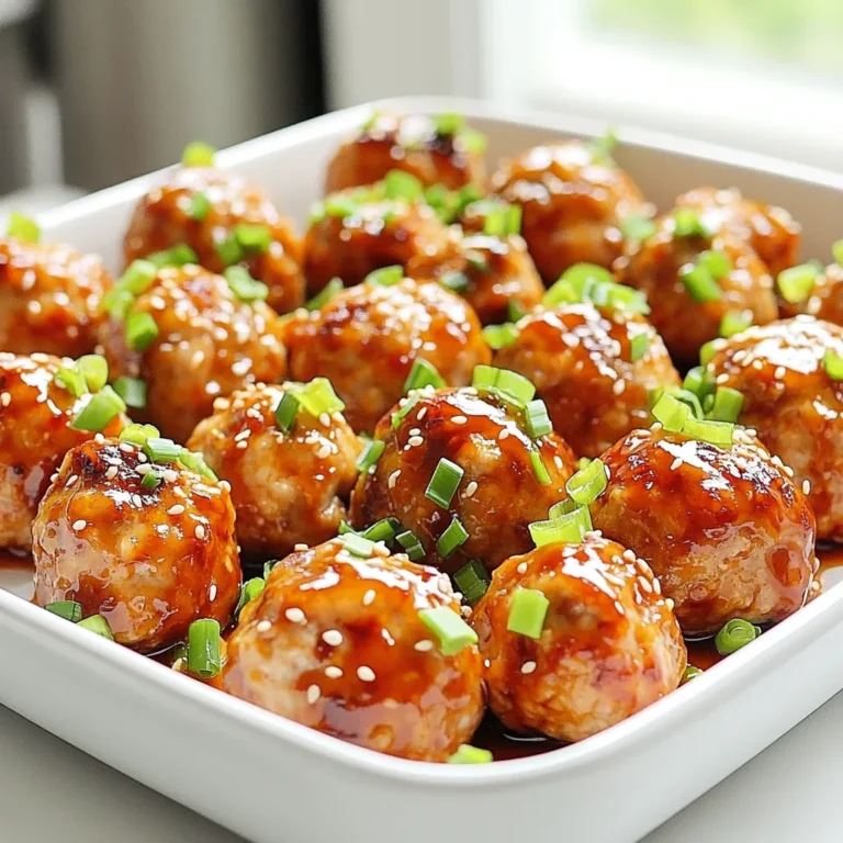 Für die Frikadellen benötigst du folgende Hauptzutaten: - 450 g gemahlenes Hühnchen - 125 g Semmelbrösel - 30 g geriebener Parmesan - 60 g gehackte Frühlingszwiebeln - 2 Knoblauchzehen, fein gehackt - 30 ml Süß-Chili-Sauce - 15 ml Sojasauce - 5 g frischer Ingwer, fein gehackt - 1/2 Teelöffel schwarzer Pfeffer - 1/4 Teelöffel Salz - Kochspray Diese Zutaten machen die Frikadellen saftig und geschmackvoll. Das gemahlene Hühnchen bietet eine tolle Basis. Die Semmelbrösel geben den Frikadellen die richtige Konsistenz. Parmesan fügt einen herzhaften Geschmack hinzu. Die Gewürze und Saucen sind wichtig für den Geschmack. Die Süß-Chili-Sauce bringt eine süße Schärfe. Sojasauce fügt eine salzige Tiefe hinzu. Der frische Ingwer gibt einen Hauch von Frische. Knoblauch sorgt für einen kräftigen Geschmack. Pfeffer und Salz runden alles ab. Zu den Frikadellen passen viele Beilagen. Du kannst sie mit Reis servieren. Ein frischer Salat ist auch eine gute Wahl. Für einen Snack kannst du sie mit einem Dip genießen. Zum Beispiel passt ein Joghurt-Dip sehr gut. Diese Kombinationen machen dein Essen noch besser. Beginne mit der Vorbereitung deiner Zutaten. Du benötigst: - 450 g gemahlenes Hühnchen - 125 g Semmelbrösel - 30 g geriebener Parmesan - 60 g gehackte Frühlingszwiebeln - 2 Knoblauchzehen - 30 ml Süß-Chili-Sauce - 15 ml Sojasauce - 5 g frischer Ingwer - 1/2 Teelöffel schwarzer Pfeffer - 1/4 Teelöffel Salz - Kochspray Schnell und einfach, oder? Hacke den Knoblauch und den Ingwer fein. Schneide die Frühlingszwiebeln in kleine Stücke. So hast du alles bereit. Nimm eine große Schüssel und gib alle vorbereiteten Zutaten hinein. Mische das gemahlene Hühnchen mit Semmelbröseln, Parmesan, Frühlingszwiebeln, Knoblauch, Ingwer, Süß-Chili-Sauce, Sojasauce, Pfeffer und Salz. Knete die Mischung gut durch. Achte darauf, dass alle Zutaten gleichmäßig verteilt sind. Die Masse sollte gut zusammenhalten. So werden die Frikadellen lecker und saftig. Heize deinen Airfryer auf 190°C vor. Das geht schnell und sorgt dafür, dass die Frikadellen gleichmäßig garen. Sprühe den Korb mit Kochspray ein. Das verhindert, dass die Frikadellen kleben bleiben. Forme die Hühnchenmasse zu golfballgroßen Frikadellen. Lege sie gleichmäßig in den Korb. Lass Platz zwischen den Frikadellen, damit die Luft zirkulieren kann. Gare sie für 12-15 Minuten. Schüttle den Korb einmal in der Mitte, damit sie schön knusprig werden. Wenn sie goldbraun sind, sind sie fertig. Lass sie kurz ruhen, bevor du sie servierst. So schmecken sie am besten! Um perfekte Frikadellen zu formen, beginne mit sauberen Händen. Nimm eine Portion der Hühnchenmasse und forme sie zu einer Kugel. Die Frikadellen sollten etwa 2-5 cm groß sein. So sind sie gleichmäßig gar. Drücke sie leicht zusammen, damit sie nicht auseinanderfallen. Stelle deinen Airfryer auf 190°C ein. Diese Temperatur sorgt für knusprige Frikadellen. Überprüfe die Frikadellen nach der Hälfte der Zeit. Schüttle den Korb, um eine gleichmäßige Bräunung zu erreichen. Wenn sie goldbraun sind, sind sie bereit. Ein häufiger Fehler ist, die Frikadellen zu nah beieinander zu legen. Sie müssen Platz haben, um gleichmäßig zu garen. Ein weiterer Fehler ist, sie nicht vorher zu sprühen. Das Kochspray verhindert das Ankleben und sorgt für eine schöne Textur. Achte darauf, die Garzeit genau zu beachten, damit sie nicht trocken werden. {{image_4}} Du kannst die Gewürze leicht ändern, um den Geschmack zu variieren. Füge mehr Ingwer hinzu für eine schärfere Note. Wenn du es süßer magst, nimm mehr Süß-Chili-Sauce. Probiere auch etwas Knoblauchpulver oder Paprika für zusätzlichen Geschmack. Gewürze machen deine Frikadellen einzigartig und lecker! Wenn du kein Hühnchen magst, kannst du auch anderes Fleisch verwenden. Pute oder Schweinefleisch sind gute Alternativen. Sie haben ähnliche Texturen und nehmen Gewürze gut auf. Du kannst sogar Rinderhackfleisch verwenden, wenn du einen kräftigen Geschmack möchtest. Achte darauf, die Garzeit entsprechend anzupassen. Für eine vegane Version kannst du pflanzliches Hackfleisch nutzen. Viele Marken bieten großartige Alternativen, die gut schmecken. Vermische das pflanzliche Hack mit Semmelbröseln und Gewürzen, wie im Rezept beschrieben. Du kannst auch pürierte Bohnen oder Linsen verwenden, um die Frikadellen fester zu machen. So bleiben sie zusammen und schmecken köstlich! Nach dem Garen solltest du die Frikadellen schnell abkühlen lassen. Platziere sie auf einem Teller und lasse sie auf Raumtemperatur kommen. Wenn sie abgekühlt sind, lege sie in einen luftdichten Behälter. Deine Frikadellen bleiben so bis zu drei Tage frisch im Kühlschrank. Sie schmecken am besten, wenn du sie innerhalb von zwei Tagen isst. Um die Frikadellen länger zu lagern, kannst du sie einfrieren. Lasse die gekochten Frikadellen zuerst ganz abkühlen. Lege sie dann in einen Gefrierbeutel oder einen luftdichten Behälter. Achte darauf, die Frikadellen gut voneinander zu trennen. So kleben sie nicht zusammen. Im Gefrierfach halten sie bis zu drei Monate. Wenn du bereit bist, sie zu essen, lasse sie einfach im Kühlschrank auftauen. Zum Aufwärmen der Frikadellen empfehle ich den Airfryer. Heize ihn auf 180°C vor und gare die Frikadellen etwa 5-7 Minuten. Das macht sie wieder knusprig. Alternativ kannst du sie auch in der Mikrowelle erwärmen. Achte dabei darauf, sie nicht zu lange zu erhitzen. So bleiben sie saftig und lecker. Die Frikadellen sollten im Airfryer 12 bis 15 Minuten garen. Sie sind fertig, wenn sie goldbraun sind. Eine gute Idee ist, nach der Hälfte der Zeit den Korb zu schütteln. So garen die Frikadellen gleichmäßig und werden knusprig. Ja, du kannst die Frikadellen auch im Ofen zubereiten. Heize deinen Ofen auf 200°C vor. Lege die Frikadellen auf ein Backblech mit Backpapier. Gare sie etwa 20 bis 25 Minuten. Überprüfe, ob sie durch und goldbraun sind. Die Süß-Chili-Sauce kann auch selbstgemacht werden, aber ich benutze oft die fertige Sauce. Sie spart Zeit und hat einen tollen Geschmack. Wenn du sie selbst machen möchtest, mische Zucker, Essig, Wasser, Chili und Knoblauch. Koche alles zusammen, bis es dickflüssig wird. Frikadellen sind eine köstliche Mahlzeit, die einfach zuzubereiten ist. In diesem Blogbeitrag haben wir die besten Zutaten, Schritte und Tipps besprochen. Du hast gelernt, wie du Frikadellen perfekt formst und im Airfryer garst. Außerdem hast du verschiedene Variationen entdeckt, die deinen Geschmack anpassen. Denk daran, sie richtig zu lagern und aufzuwärmen, damit sie frisch bleiben. Mit diesen Informationen kannst du bald selbst köstliche Frikadellen zubereiten. Viel Spaß beim Kochen!