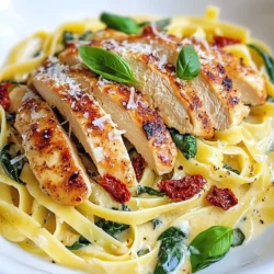 Für Marry Me Chicken Pasta brauchst du einige frische und einfache Zutaten. Diese Zutaten machen das Gericht lecker und nahrhaft. Hier ist eine Liste: - 2 Hähnchenbrustfilets, entbeint und ohne Haut - 2 Tassen Pasta (z. B. Fettuccine oder Penne) - 1 Esslöffel Olivenöl - Salz und Pfeffer nach Geschmack - 1 Teelöffel Knoblauchpulver - 1 Teelöffel italienische Gewürzmischung - 1 Tasse Schlagsahne - 1 Tasse getrocknete Tomaten, gehackt - 1 Tasse frischer Spinat - 1/2 Tasse geriebener Parmesan - Frische Basilikumblätter zum Garnieren Die Gewürze geben diesem Gericht den besonderen Geschmack. Knoblauchpulver bringt einen tollen Duft. Die italienische Gewürzmischung sorgt für eine schöne Kräuternote. Frische Basilikumblätter sind die perfekte Garnitur. Sie fügen Frische hinzu und sehen schön aus. Wähle frische Hähnchenbrustfilets, wenn möglich. Achte darauf, dass sie von guter Qualität sind. Für die Pasta sind Fettuccine oder Penne ideal, sie halten die Sauce gut. Verwende echte italienische Olivenöle für den besten Geschmack. Die getrockneten Tomaten sollten kräftig im Geschmack sein. Frischer Spinat sieht nicht nur gut aus, er gibt auch viele Nährstoffe. Achte darauf, dass der Parmesan frisch gerieben ist. So schmeckt das Gericht noch besser. {{ingredient_image_2}} Koche die Pasta nach den Anweisungen auf der Verpackung. Nutze Fettuccine oder Penne. Achte darauf, dass die Pasta al dente ist. Das gibt der Pasta den besten Biss. Wenn sie fertig ist, gieße sie ab und stelle sie beiseite. Würze die Hähnchenbrustfilets mit Salz, Pfeffer, Knoblauchpulver und italienischer Gewürzmischung. Erhitze das Olivenöl in einer großen Pfanne bei mittlerer Hitze. Lege die gewürzten Hähnchenbrustfilets in die Pfanne. Brate sie 6-7 Minuten pro Seite, bis sie goldbraun sind. Überprüfe, ob sie durchgegart sind. Nimm sie aus der Pfanne und lasse sie kurz ruhen. Schneide die Hähnchenbrust in dünne Scheiben. In der gleichen Pfanne füge die gehackten getrockneten Tomaten hinzu. Koche sie für etwa 2 Minuten, bis sie warm sind. Gieße die Schlagsahne in die Pfanne. Rühre ständig und bringe sie zum Köcheln. Lasse die Sauce 3-4 Minuten eindicken. Gib den frischen Spinat in die Pfanne und koche ihn etwa 2 Minuten lang, bis er verwelkt ist. Rühre den geriebenen Parmesan ein, bis er schmilzt. Schmecke die Sauce mit Salz und Pfeffer ab. Füge die geschnittene Hähnchenbrust und die abgetropfte Pasta in die Pfanne. Mische alles vorsichtig, bis die Pasta gut mit der Sauce bedeckt ist. Serviere das Gericht warm und garniere es mit frischen Basilikumblättern. Die Sauce ist der Star dieses Gerichts. Beginne mit der richtigen Hitze. Du willst, dass die Schlagsahne sanft köchelt. Rühre ständig um, damit sie nicht anbrennt. Das gibt der Sauce die perfekte Cremigkeit. Füge die getrockneten Tomaten früh hinzu. So entfalten sie ihren vollen Geschmack. Wenn du den Parmesan hinzufügst, rühre langsam. So schmilzt er gut und verbindet sich mit der Sauce. Ein häufiger Fehler ist, die Pasta zu lange zu kochen. Sie sollte al dente sein, also bissfest. Das sorgt für die beste Textur. Achte darauf, die Hähnchenbrust nicht zu überbraten. Sie sollte saftig bleiben. Wenn du die Sauce zu schnell kochst, kann sie klumpig werden. Lass dir Zeit und achte auf die Hitze. Die richtige Konsistenz ist wichtig. Wenn die Pasta zu trocken ist, füge etwas von der Nudelkochwasser hinzu. Das Wasser enthält Stärke und hilft, die Sauce zu binden. Mische die Pasta gründlich mit der Sauce. So wird jedes Stück gut umhüllt. Wenn die Mischung zu dick ist, kannst du mehr Sahne hinzufügen, um sie zu lockern. Pro Tipps Hähnchen marinieren: Marinieren Sie das Hähnchen für mindestens 30 Minuten in einer Mischung aus Olivenöl, Zitronensaft und Gewürzen, um zusätzlichen Geschmack und Zartheit zu erzielen. Pasta al Dente: Achten Sie darauf, die Pasta al dente zu kochen, da sie beim Mischen mit der Sauce weitergart und ihre Textur beibehalten sollte. Frischer Spinat: Fügen Sie den Spinat kurz vor dem Servieren hinzu, damit er seine leuchtende Farbe und Nährstoffe behält. Parmesan richtig einarbeiten: Rühren Sie den Parmesan bei niedriger Temperatur ein, damit er schmelzen kann, ohne die Sauce zu gerinnen. {{image_4}} Du kannst Marry Me Chicken Pasta leicht vegetarisch machen. Ersetze das Hähnchen durch Tofu oder Tempeh. Diese Zutaten nehmen die Aromen gut auf. Du kannst auch Kichererbsen verwenden. Diese sorgen für mehr Protein und einen tollen Biss. Achte darauf, die gleichen Gewürze zu verwenden, um den Geschmack zu bewahren. Füge gerne frische Kräuter hinzu. Basilikum oder Petersilie bringen Frische ins Gericht. Auch Oliven oder Artischocken geben einen würzigen Kick. Wenn du mehr Gemüse willst, probiere Zucchini oder Paprika. Diese passen gut zur cremigen Sauce. Du kannst auch etwas Zitronensaft hinzufügen. Das sorgt für eine schöne Säure und hebt die Aromen hervor. Wenn du glutenfrei isst, wähle glutenfreie Pasta. Sie schmeckt ähnlich und hat eine tolle Textur. Für eine kalorienärmere Version nimm eine leichte Sahne oder pflanzliche Sahne. Du kannst auch die Menge an Käse reduzieren. Das Gericht bleibt trotzdem lecker. Wenn du vegan isst, ersetze die Sahne durch Kokosmilch. Nutze Hefeflocken statt Parmesan für einen käsigen Geschmack. Um Marry Me Chicken Pasta frisch zu halten, lege die Reste in einen luftdichten Behälter. Du kannst die Pasta bis zu drei Tage im Kühlschrank aufbewahren. Wenn du sie aufwärmst, benutze die Mikrowelle oder eine Pfanne. Füge etwas Wasser oder Brühe hinzu, damit die Pasta nicht austrocknet. Rühre alles gut um, bis es warm ist. Im Kühlschrank bleibt deine Marry Me Chicken Pasta bis zu drei Tage frisch. Es ist wichtig, die Pasta schnell abzukühlen. Lass sie nicht lange bei Raumtemperatur stehen. Wenn die Pasta unangenehm riecht oder die Farbe ändert, ist es besser, sie wegzuwerfen. Du kannst Marry Me Chicken Pasta auch einfrieren. Teile die Portionen auf, bevor du sie in einen gefrierfesten Behälter gibst. Achte darauf, die Luft gut herauszudrücken. Die Pasta bleibt bis zu drei Monate im Gefrierfach gut. Um sie aufzutauen, lege die Portion einfach über Nacht in den Kühlschrank. Erwärme sie dann wie gewohnt. Die Zubereitung von Marry Me Chicken Pasta dauert insgesamt etwa 35 Minuten. Davon sind 15 Minuten für die Vorbereitung, und 20 Minuten für das Kochen. Diese schnelle Kochzeit macht das Gericht perfekt für ein schnelles Abendessen. Ja, du kannst die Pasta im Voraus zubereiten. Koche sie einfach al dente und lasse sie abkühlen. So kannst du die Pasta später einfach in die Sauce geben. Achte darauf, sie nicht zu lange zu kochen, damit sie nicht matschig wird. Zu Marry Me Chicken Pasta passen viele Beilagen. Ein einfacher grüner Salat mit Vinaigrette ergänzt das Gericht gut. Auch frisch gebackenes Brot oder Knoblauchbrot sind tolle Begleiter. Wenn du es rustikaler magst, serviere es mit gegrilltem Gemüse. Marry Me Chicken Pasta ist einfach und lecker. Wir haben die Hauptzutaten, Gewürze und Tipps durchgesehen, um die besten Ergebnisse zu erzielen. Die Schritt-für-Schritt-Anleitung hilft dir beim Kochen. Es gibt auch nützliche Tricks und Anpassungen für jeden Geschmack. Vergiss nicht, wie du Reste richtig lagerst. Probier diese Pasta aus! Sie wird sicher ein Hit bei deinen Freunden und deiner Familie. Viel Spaß beim Kochen und Genießen!