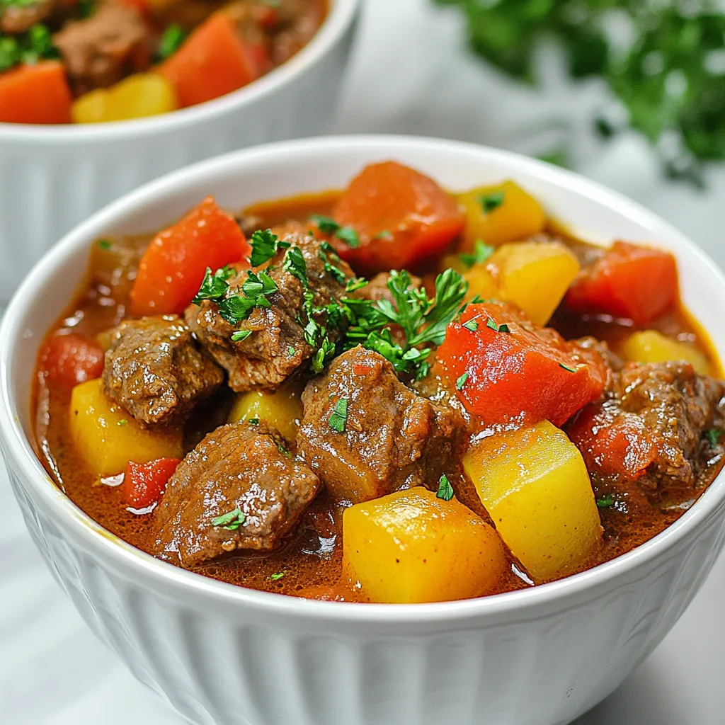 Für den perfekten ungarischen Gulasch brauchst du einige Hauptzutaten. Diese sind: - 900 g Rinderbraten, in 2,5 cm große Würfel geschnitten - 2 große Zwiebeln, gewürfelt - 3 Knoblauchzehen, fein gehackt - 2 Paprika (eine rote, eine gelbe), gewürfelt - 3 mittelgroße Kartoffeln, geschält und gewürfelt - 4 mittelgroße Karotten, in Scheiben geschnitten - 1,5 Liter Rinderbrühe - 2 Esslöffel Tomatenmark - 1 Esslöffel Pflanzenöl - Salz und Pfeffer nach Geschmack Diese Zutaten sind die Basis für einen herzhaften Gulasch. Das Rindfleisch gibt den Gulasch seinen Geschmack. Zwiebeln und Knoblauch sorgen für ein tolles Aroma. Gemüse wie Paprika, Kartoffeln und Karotten bringen Frische und Farbe. Die richtigen Gewürze machen deinen Gulasch besonders. Du brauchst: - 2 Esslöffel süßes Paprikapulver (ungarisch) - 1 Esslöffel Kreuzkümmelsamen Paprikapulver ist das Herzstück des ungarischen Gulaschs. Es gibt ihm die schöne rote Farbe. Kreuzkümmel bringt eine warme Note. Diese Gewürze sind wichtig, um den echten ungarischen Geschmack zu erzielen. Die Auswahl der Zutaten kann viel ausmachen. Hier sind einige Tipps: - Wähle frisches Rindfleisch für mehr Geschmack. - Achte auf feste, frische Gemüsesorten. - Verwende ungarisches Paprikapulver, wenn möglich. Es hat einen tiefen Geschmack. - Kaufe Gewürze in kleinen Mengen, damit sie frisch bleiben. Mit diesen Tipps holst du das Beste aus deinem Gulasch heraus. Gute Zutaten führen zu einem köstlichen Gericht. {{ingredient_image_2}} Beginne mit dem Rinderbraten. Schneide ihn in 2,5 cm große Würfel. Wähle frische, knackige Gemüsesorten. Würfle zwei große Zwiebeln und hacke drei Knoblauchzehen fein. Nimm zwei Paprika, eine rote und eine gelbe, und würfle sie. Schäle drei mittelgroße Kartoffeln und schneide sie in Stücke. Schneide auch vier mittelgroße Karotten in Scheiben. So hast du alle Zutaten bereit. Erhitze zwei Esslöffel Pflanzenöl in einem großen Topf bei mittlerer Hitze. Gib die gewürfelten Zwiebeln hinein und brate sie fünf Minuten lang, bis sie glasig sind. Füge dann den gehackten Knoblauch hinzu und brate ihn eine weitere Minute. Erhöhe die Hitze auf mittelhoch und gib die Rinderwürfel in den Topf. Brate das Fleisch sechs bis acht Minuten, bis es von allen Seiten schön gebräunt ist. Streue das süße Paprikapulver und die Kreuzkümmelsamen über das Fleisch und rühre gut um. Gib das Tomatenmark hinzu und vermische es gut mit dem Fleisch. Gieße dann 1,5 Liter Rinderbrühe in den Topf. Bringe die Mischung zum Köcheln. Decke den Topf ab und lasse alles eine Stunde bei niedriger Hitze köcheln. Nach einer Stunde fügst du die gewürfelten Paprika, Kartoffeln und Karotten hinzu. Würze nach Geschmack mit Salz und Pfeffer. Decke den Topf erneut ab. Lass den Gulasch weitere 30 bis 40 Minuten köcheln, bis das Gemüse zart ist. Das Fleisch sollte mit einer Gabel leicht zerfallen. Probiere den Gulasch und passe die Gewürze nach Bedarf an. Serviere das Gericht heiß und garniere es mit frischer Petersilie. Um die richtige Konsistenz zu erreichen, ist die Kochzeit wichtig. Lass den Gulasch lange und langsam köcheln. Die Flüssigkeit verdampft so wenig wie möglich. Dies sorgt für eine dicke und reichhaltige Soße. Wenn die Soße zu dünn ist, lass sie einfach weiter köcheln. Wenn sie zu dick ist, füge etwas mehr Brühe hinzu. Rühre gelegentlich um, damit nichts anbrennt. Die Wahl des Topfes ist entscheidend für den Gulasch. Ein schwerer Topf verteilt die Hitze gleichmäßig. Gusseisen oder ein dicker Edelstahltopf sind ideal. Vermeide dünnwandige Töpfe, da sie ungleichmäßig erhitzen. Dies kann dazu führen, dass das Fleisch an manchen Stellen verbrennt. Ein guter Deckel ist ebenfalls wichtig. Er hält die Wärme und Feuchtigkeit im Topf. Ein häufiger Fehler ist, das Fleisch zu früh zu würzen. Salz entzieht dem Fleisch Wasser und macht es zäh. Warte, bis das Fleisch schön angebraten ist, bevor du salzt. Ein weiterer Fehler ist, den Gulasch zu schnell zu kochen. Hohe Hitze macht das Fleisch hart. Koche immer bei niedriger bis mittlerer Hitze für ein zartes Ergebnis. Schließlich unterschätzen viele die Bedeutung von frischen Kräutern und Gewürzen. Sie geben dem Gulasch seinen vollen Geschmack. Pro Tipps Fleischwahl: Verwenden Sie hochwertiges Rinderfleisch aus der Schulter oder dem Nacken für mehr Geschmack und Zartheit. Gewürze anpassen: Experimentieren Sie mit zusätzlichen Gewürzen wie Lorbeerblättern oder Thymian, um dem Gulasch eine zusätzliche Geschmacksnote zu verleihen. Gemüsevariation: Fügen Sie zusätzliches Gemüse wie Sellerie oder Erbsen hinzu, um mehr Farbe und Textur zu erhalten. Vorbereitung: Bereiten Sie den Gulasch am Vortag zu; die Aromen entwickeln sich über Nacht noch besser. {{image_4}} Wenn Sie eine vegetarische oder vegane Version des ungarischen Gulaschs zubereiten möchten, gibt es viele Optionen. Anstelle von Rinderbraten verwenden Sie einfach eine Mischung aus Bohnen, Linsen oder Tofu. Diese Zutaten sind eine gute Proteinquelle und geben dem Gericht Textur. Fügen Sie zusätzlich mehr Gemüse wie Zucchini oder Pilze hinzu, um den Geschmack zu bereichern. In Ungarn gibt es viele regionale Variationen des Gulaschs. In Szeged zum Beispiel, verwenden die Köche oft mehr Paprika und fügen saure Sahne hinzu. In anderen Regionen können Sie auch Wildfleisch oder Schweinefleisch finden. Diese Unterschiede bringen eigene Geschmäcker und Aromen in das Gericht. Experimentieren Sie mit verschiedenen Fleischsorten oder regionalen Zutaten, um Ihre eigene Version zu schaffen. Wenn Sie es gerne schärfer mögen, können Sie Chili oder Cayennepfeffer hinzufügen. Diese Gewürze bringen Hitze und Tiefe in den Gulasch. Ein Spritzer Zitronensaft am Ende der Kochzeit kann die Aromen aufhellen. Auch eine Prise geräuchertes Paprikapulver verleiht dem Gericht ein rauchiges Aroma. Passen Sie die Gewürze an, um Ihren persönlichen Geschmack zu treffen. Um Gulasch richtig zu lagern, gebe ich dir einige einfache Schritte. Lass den Gulasch zuerst abkühlen. Fülle ihn dann in einen luftdichten Behälter. Du kannst Glas- oder Plastikbehälter verwenden. Achte darauf, dass der Deckel fest schließt. So bleibt der Gulasch frisch und lecker. Wenn du deinen Gulasch wieder aufwärmen möchtest, mache es sanft. Gieße den Gulasch in einen Topf. Erhitze ihn bei niedriger Temperatur. Rühre regelmäßig um, damit er gleichmäßig warm wird. Du kannst auch einen Schuss Brühe hinzufügen. So bleibt der Gulasch saftig und geschmackvoll. Vermeide es, den Gulasch zu stark zu erhitzen, damit das Fleisch nicht zäh wird. Der Gulasch hält sich im Kühlschrank etwa 3 bis 4 Tage. Wenn du ihn länger aufbewahren möchtest, kannst du ihn einfrieren. Im Gefrierschrank bleibt er etwa 3 Monate frisch. Achte darauf, den Gulasch in Portionen einzufrieren. So kannst du immer nur die Menge auftauen, die du brauchst. Wenn du ihn wieder auftauen möchtest, lasse ihn über Nacht im Kühlschrank. Gulasch unterscheidet sich von anderen Eintöpfen durch seine Gewürze und Zutaten. Es hat oft mehr Paprika, was ihm eine schöne Farbe gibt. Die Konsistenz ist dicker und das Fleisch wird langsam gekocht. In anderen Eintöpfen finden Sie oft mehr Gemüse und weniger Fleisch. Gulasch ist ein herzhaftes Gericht, das sich gut für kalte Tage eignet. Ja, Sie können Gulasch im Slow Cooker zubereiten. Beginnen Sie wie gewohnt mit dem Anbraten der Zwiebeln und des Fleisches. Geben Sie dann alle Zutaten in den Slow Cooker. Stellen Sie ihn auf niedrig und lassen Sie ihn 6-8 Stunden garen. So wird das Fleisch sehr zart und die Aromen vermischen sich gut. Es ist eine einfache Methode, die Zeit spart. Zu ungarischem Gulasch passen viele Beilagen gut. Frisches, knuspriges Brot ist eine tolle Wahl, um die Sauce aufzutunken. Kartoffeln sind ebenfalls beliebt, da sie die Sauce gut aufnehmen. Reis oder Nudeln sind ebenfalls gute Optionen. Einige Leute mögen auch einen grünen Salat dazu, um etwas Frische hinzuzufügen. Ungarischer Gulasch ist mehr als nur ein Gericht. Wir haben die Hauptzutaten, Gewürze und Zubereitungsschritte besprochen. Tipps zur Konsistenz und Fehlervermeidung helfen dir, das beste Gulasch zu kochen. Vegetarische Alternativen und regionale Variationen erweitern dein Kocherlebnis. Außerdem erfährst du, wie du Gulasch richtig lagerst und aufwärmst. Denke daran, dass der Schlüssel zu einem gelungenen Gulasch die Auswahl der Zutaten ist. Mit diesen Informationen kannst du ein köstliches Gericht zubereiten und jedem zeigen, wie toll Gulasch sein kann.