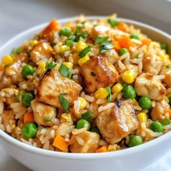 Für unser einfaches Rezept von Honig Knoblauch Hähnchen Gebratener Reis brauchen wir: - 2 Tassen gekochter Jasminreis (vorzugsweise kalt) - 450 g Hähnchenbrustfilet, gewürfelt - 3 Esslöffel Honig - 4 Esslöffel Sojasauce - 3 Knoblauchzehen, fein gehackt - 1 Tasse gemischtes Gemüse (Erbsen, Karotten, Mais) - 2 Frühlingszwiebeln, in Ringe geschnitten - 2 Eier, verquirlt - 2 Esslöffel Sesamöl - Salz und Pfeffer nach Geschmack Wenn du keine Hähnchenbrust hast, kannst du auch Putenbrust verwenden. Für eine vegetarische Version, ersetze das Hähnchen durch Tofu oder Tempeh. Du kannst auch anderes Gemüse wie Brokkoli oder Paprika verwenden, je nach deinem Geschmack. Achte beim Kauf von Hähnchen darauf, dass es frisch und gut verpackt ist. Das Fleisch sollte eine helle Farbe haben und keinen unangenehmen Geruch abgeben. Bei Gemüse wähle knackige und leuchtende Stücke. Frische Frühlingszwiebeln sollten grün und fest sein. Frischer Knoblauch hat eine feste Schale und keine grünen Triebe. {{ingredient_image_2}} Zuerst nehmen Sie eine Schüssel. Geben Sie die gewürfelte Hähnchenbrust hinein. Fügen Sie 2 Esslöffel Sojasauce, 3 Esslöffel Honig und 3 feingehackte Knoblauchzehen hinzu. Vermengen Sie alles gut. Lassen Sie das Hähnchen mindestens 15 Minuten marinieren. Diese Zeit hilft, die Aromen aufzunehmen und macht das Hähnchen zart. Erhitzen Sie in einer großen Pfanne 1 Esslöffel Sesamöl auf mittlerer bis hoher Hitze. Fügen Sie das marinierte Hähnchen hinzu. Braten Sie es 5 bis 7 Minuten lang, bis es durchgegart und goldbraun ist. Rühren Sie das Hähnchen häufig um, damit es gleichmäßig brät. Nehmen Sie das Hähnchen aus der Pfanne und stellen Sie es beiseite. Geben Sie einen weiteren Esslöffel Sesamöl in die Pfanne. Streuen Sie 1 Tasse gemischtes Gemüse hinein. Braten Sie das Gemüse 2 bis 3 Minuten unter Rühren an, bis es weich wird. Schieben Sie das Gemüse an eine Seite der Pfanne. Gießen Sie die verquirlten Eier auf die leere Seite. Rühren Sie die Eier, bis sie fest sind, und vermengen Sie sie dann mit dem Gemüse. Jetzt ist es Zeit, den gekochten Jasminreis hinzuzufügen. Verwenden Sie 2 Tassen kalten Reis. Geben Sie den Reis in die Pfanne und rühren Sie alles gut um. Träufeln Sie die restlichen 2 Esslöffel Sojasauce darüber. Mischen Sie die Zutaten, bis der Reis gleichmäßig bedeckt ist. Fügen Sie das gebratene Hähnchen zurück in die Pfanne. Braten Sie alles weitere 2 bis 3 Minuten, bis es heiß ist. Schmecken Sie das Gericht mit Salz und Pfeffer ab. Fügen Sie zum Schluss die geschnittenen Frühlingszwiebeln hinzu. Marinieren ist der Schlüssel zu leckerem Hähnchen. Wenn du das Hähnchen mit Honig, Sojasauce und Knoblauch vermischst, wird es saftig und geschmackvoll. Lass das Hähnchen mindestens 15 Minuten marinieren. Wenn du mehr Zeit hast, marinier es länger. Das gibt dem Hähnchen noch mehr Geschmack. Für das beste Ergebnis solltest du gekochten Jasminreis verwenden. Koche den Reis am besten einen Tag vorher. Lass ihn dann im Kühlschrank abkühlen. Kalter Reis bleibt beim Braten locker und klumpt nicht. Dies sorgt für eine schöne Textur im Gericht. Viele machen den Fehler, warmen Reis zu verwenden. Das führt zu matschigem Reis. Ein weiterer Fehler ist, das Hähnchen nicht genug zu braten. Achte darauf, dass das Hähnchen goldbraun und gut durch ist. Das bringt den vollen Geschmack zur Geltung. Ein weiterer Tipp: Das Gemüse nicht zu lange braten. Es sollte knackig bleiben. Pro Tipps Marinieren für mehr Geschmack: Lassen Sie das Hähnchen mindestens 15 Minuten marinieren, um die Aromen besser aufzunehmen. Verwendung von kaltem Reis: Kalter Jasminreis verhindert, dass der Reis beim Braten matschig wird und sorgt für eine bessere Textur. Gemüse frisch halten: Braten Sie das Gemüse nur kurz an, um seine knackige Konsistenz und frische Farbe zu bewahren. Präsentation ist alles: Garnieren Sie den gebratenen Reis mit zusätzlichen Frühlingszwiebeln und einem Tropfen Honig für einen ansprechenden Look. {{image_4}} Für eine vegetarische Version kannst du das Hähnchen einfach weglassen. Ersetze es durch Tofu oder Tempeh. Diese bieten eine tolle Textur und nehmen die Aromen gut auf. Marinieren ist auch hier wichtig. Nutze die gleiche Marinade mit Honig und Sojasauce. Das gibt deinem Gericht den gleichen tollen Geschmack. Du kannst viele verschiedene Gewürze und Saucen hinzufügen. Zum Beispiel, füge etwas Chili für einen scharfen Kick hinzu. Auch Ingwer passt gut zu Honig. Sojasauce ist klasse, aber du kannst auch Teriyaki oder Hoisinsauce verwenden. Experimentiere mit verschiedenen Aromen, um deinen perfekten Geschmack zu finden. Jasminreis ist wunderbar, aber du kannst auch andere Sorten verwenden. Basmati oder Vollkornreis sind ebenso lecker. Der Schlüssel ist, den Reis gut zu kochen. Kalter Reis funktioniert am besten, um Klumpen zu vermeiden. Probiere es aus und finde die Reissorte, die dir am besten schmeckt. Wenn Sie Reste von Honig Knoblauch Hähnchen gebratenem Reis haben, lagern Sie sie schnell. Nutzen Sie einen luftdichten Behälter. Lassen Sie den Reis auf Raumtemperatur abkühlen, bevor Sie ihn einpacken. So verhindern Sie, dass sich Feuchtigkeit bildet. Lagern Sie den Behälter dann im Kühlschrank. Der Reis bleibt frisch und lecker! Um die Reste wieder aufzuwärmen, nehmen Sie eine Pfanne oder eine Mikrowelle. In der Pfanne erhitzen Sie ein wenig Öl. Fügen Sie den Reis hinzu und braten Sie ihn für 5 bis 7 Minuten. Rühren Sie oft um, damit er gleichmäßig warm wird. In der Mikrowelle geben Sie den Reis in eine Schüssel. Decken Sie die Schüssel mit einem feuchten Tuch ab. Erwärmen Sie ihn für 2 bis 3 Minuten. Überprüfen Sie zwischendurch die Temperatur. Im Kühlschrank hält sich der gebratene Reis bis zu 3 Tage. Achten Sie darauf, ihn gut zu verpacken. Im Tiefkühler bleibt der Reis bis zu 3 Monate frisch. Teilen Sie den Reis in Portionen auf, bevor Sie ihn einfrieren. So können Sie nur die Menge auftauen, die Sie brauchen. Du kannst gebratenen Reis auch in einer normalen Pfanne zubereiten. Wähle eine große Pfanne, damit der Reis sich gut verteilt. Erhitze die Pfanne auf mittlere Hitze und füge etwas Öl hinzu. Du kannst auch einen großen Topf verwenden, wenn du keine Pfanne hast. Der Schlüssel ist, die Hitze hoch genug zu halten, um die Zutaten gut zu braten. Ja, frischer Knoblauch ist perfekt für dieses Rezept. Er gibt dem Gericht einen tollen Geschmack. Hacke den Knoblauch fein, damit sich das Aroma gut verteilt. Du kannst den Knoblauch auch in einer Presse zerdrücken, wenn du das magst. Frischer Knoblauch hat einen stärkeren Geschmack als getrockneter, also sei vorsichtig mit der Menge. Honig hat einige gesundheitliche Vorteile. Er enthält Antioxidantien und kann Husten lindern. Aber Honig hat auch Zucker, also sollte man ihn in Maßen genießen. Du kannst Honig anstelle von Zucker in vielen Rezepten verwenden. Achte darauf, dass du einen natürlichen Honig wählst, um die besten Vorteile zu erhalten. In diesem Blogpost haben wir die Zutaten, die Zubereitung und Tipps für gebratenen Reis behandelt. Wir haben auch Variationen besprochen, wie man das Gericht anpassen kann. Zudem gab es Hinweise zur richtigen Lagerung und häufige Fragen. Denke daran, frische Zutaten zu wählen und beim Marinieren zu experimentieren. Mit diesen Tipps wirst du leckeren gebratenen Reis zubereiten. Viel Spaß beim Kochen!