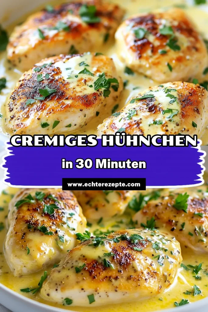 Entdecke unser einfaches Hühnchen Rezept für eine cremige Hühnchenpfanne, die deine Geschmacksknospen verwöhnen wird! Diese leckere Pfannengerichte Kombination aus Hähnchenbrust mit Frischkäse und aromatischen Kräutern lässt sich schnell zubereiten und sorgt für einen unvergesslichen Abend. Ideal für die ganze Familie. Probiere das Kräuterhühnchen Rezept jetzt aus und genieße jeden Bissen! Jetzt speichern für später! #CremigeHühnchenpfanne #HähnchenbrustmitFrischkäse #EinfachesHühnchenRezept #LeckerePfannengerichte