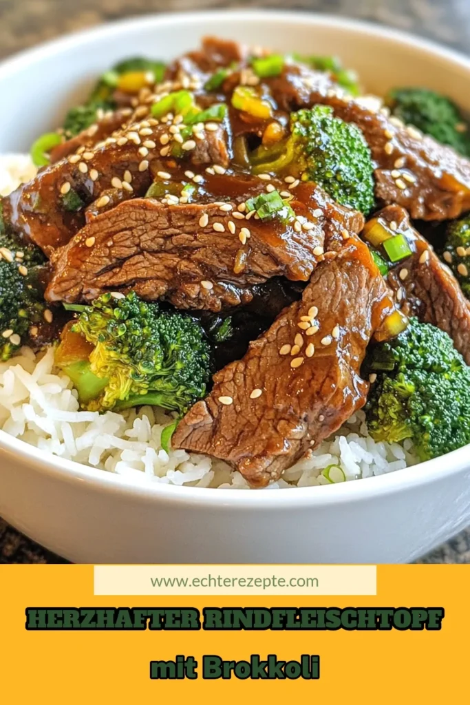 Entdecke dieses köstliche Slow-Cooked Rindfleisch Rezept, das dir zeigt, wie du mühelos zartes Crockpot Rindfleisch und frischen Brokkoli zubereitest. Perfekt für herzhafte Rezepte, bringt dieses Brokkoli Gericht Geschmack und Zufriedenheit auf deinen Tisch. Lass dir diese einfache Zubereitung mit Rinderfilet nicht entgehen! Probiere es aus und teile deine Kreation! #CrockpotRindfleisch #SlowCookedRezept #BrokkoliGericht #RinderfiletZubereiten