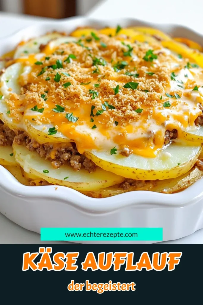 Entdecken Sie das köstliche Rezept für Käse-Hamburger-Kartoffelauflauf und verwöhnen Sie Ihre Familie mit diesem herzhaften Gericht! Dieses einfache und schmackhafte Rezept vereint zartes Rinderhackfleisch, cremige Kartoffeln und geschmolzenen Cheddar-Käse zu einem unwiderstehlichen Genuss. Klicken Sie hier, um die vollständige Zubereitung zu entdecken und Ihr nächste Abendessen zu planen! #KäseHamburgerKartoffelauflauf #Oberlecker #Komfortessen #Familienrezepte