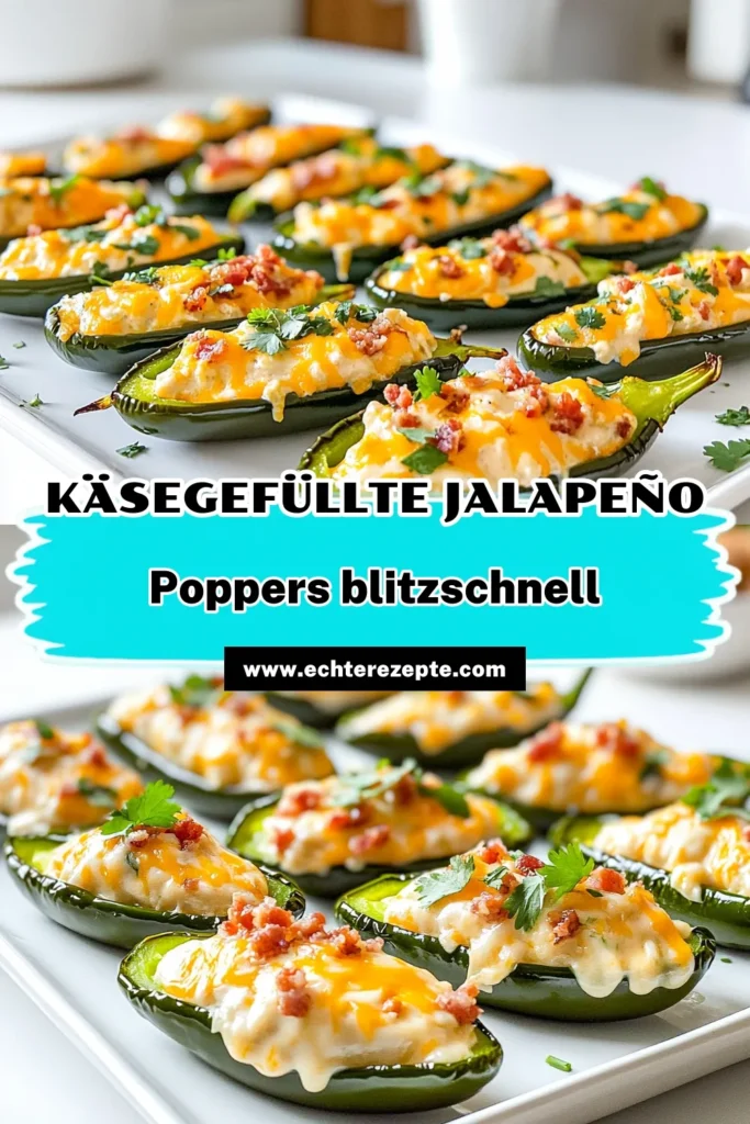 Entdecke das Rezept für würzige Luftfritteuse Jalapeño Poppers 🌶️🧀, die perfekt für jede Party oder als Snack sind! Mit frischen Jalapeños, cremigem Frischkäse, geschmolzenem Cheddar und knusprigem Truthahn-Bacon sind diese Poppers ein Genuss. Schnell und einfach zuzubereiten, werfen sie deine Geschmacksnerven in Ekstase. Klicke jetzt, um das köstliche Rezept auszuprobieren! #JalapeñoPoppers #Luftfritteuse #SnackRezepte #KäseLiebe