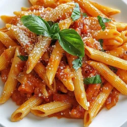 Für Penne Napoli benötigst du einige wichtige Zutaten. Diese sind: - 250 g Penne-Pasta - 2 Esslöffel Olivenöl - 1 mittelgroße gelbe Zwiebel, fein gehackt - 2 Knoblauchzehen, püriert - 1 Karotte, fein gerieben - 1 Selleriestange, fein gehackt - 400 g Dosentomaten, gehackt - 1 Esslöffel Tomatenmark Diese Zutaten bilden die Basis für unsere leckere Sauce. Um den Geschmack zu verbessern, fügen wir einige Gewürze hinzu: - 1 Teelöffel getrockneter Oregano - 1 Teelöffel Zucker - Salz und Pfeffer nach Geschmack Diese Gewürze geben der Sauce das besondere Etwas. Für eine noch bessere Note gibt es einige optionale Zutaten: - Frische Basilikumblätter zur Garnierung - Geriebener Parmesan oder vegane Käsealternative zum Servieren Diese Optionen machen das Gericht besonders schmackhaft und ansprechend. {{ingredient_image_2}} Um die Penne perfekt zu kochen, bringe einen großen Topf mit gesalzenem Wasser zum Kochen. Füge die 250 g Penne-Pasta hinzu und koche sie nach den Anweisungen auf der Verpackung. Es ist wichtig, die Pasta al dente zu kochen. Das bedeutet, sie sollte noch etwas Biss haben. Wenn die Pasta fertig ist, gieße sie ab und stelle sie beiseite. Vergiss nicht, eine Tasse des Nudelwassers aufzuheben. Das Wasser hilft später, die Sauce zu binden. Erhitze 2 Esslöffel Olivenöl in einer großen Pfanne bei mittlerer Hitze. Füge die fein gehackte Zwiebel und den pürierten Knoblauch hinzu. Sauté dies für etwa 1-2 Minuten, bis die Zwiebel weich wird. Danach füge die fein geriebene Karotte und den gehackten Sellerie hinzu. Brate das Gemüse für 5-7 Minuten an, bis es weich und durchscheinend ist. Jetzt kommen die Tomaten ins Spiel. Rühre die 400 g gehackten Dosentomaten und 1 Esslöffel Tomatenmark unter das Gemüse. Es ist wichtig, alles gut zu vermischen. Füge dann 1 Teelöffel getrockneten Oregano, 1 Teelöffel Zucker sowie Salz und Pfeffer nach Geschmack hinzu. Lasse die Sauce für etwa 15 Minuten köcheln. Rühre gelegentlich um, damit nichts anbrennt. Die Sauce sollte leicht eindicken. Wenn sie zu dick ist, füge etwas vom aufbewahrten Nudelwasser hinzu. Zum Schluss vermenge die abgetropfte Penne mit der Sauce. Garniere alles mit frischen Basilikumblättern und optional mit geriebenem Parmesan. Um die Sauce perfekt zu machen, achte auf die Kochzeit. Lasse die Sauce mindestens 15 Minuten köcheln. So dickt sie gut ein. Wenn sie zu dick ist, gib etwas Nudelwasser dazu. Das macht sie cremig und flüssig. Für den besten Geschmack empfehle ich Parmesan. Er bringt einen tollen Umami-Geschmack. Veganer Käse ist auch eine gute Option. Probier unterschiedliche Sorten aus. Jeder Käse hat seinen eigenen Charakter und Geschmack. Bereite das Gemüse vor, bevor du mit dem Kochen beginnst. Hacke die Zwiebel und püriere den Knoblauch im Voraus. So sparst du Zeit beim Kochen. Du kannst auch die Pasta im Voraus kochen und kalt stellen. So geht alles schneller, wenn du Gäste hast oder einfach schnell essen möchtest. Pro Tipps Wasser mit Salz: Das Wasser, in dem die Pasta gekocht wird, sollte gut gesalzen sein. Dies sorgt dafür, dass die Pasta Geschmack aufnimmt und nicht fade schmeckt. Frische Kräuter: Verwenden Sie frische Basilikumblätter anstelle von getrockneten, um den Geschmack der Sauce zu intensivieren und frische Aromen hinzuzufügen. Tomatenqualität: Wählen Sie hochwertige Dosentomaten, da sie den Hauptgeschmack der Sauce ausmachen. San Marzano Tomaten sind eine ausgezeichnete Wahl. Pasta al Dente: Kochen Sie die Pasta bis sie al dente ist, damit sie beim Mischen mit der Sauce nicht zu weich wird und die Textur behält. {{image_4}} Penne Napoli ist einfach und lecker. Für eine vegetarische oder vegane Version, tauschen Sie den Käse aus. Verwenden Sie stattdessen eine vegane Käsealternative oder lassen Sie den Käse ganz weg. Die Sauce bleibt trotzdem aromatisch. Die Kombination aus Gemüse und Tomaten sorgt für viel Geschmack. Um das Gericht noch gesünder zu machen, können Sie zusätzliches Gemüse hinzufügen. Zucchini, Paprika oder Spinat passen gut. Schneiden Sie das Gemüse klein und braten Sie es mit der Zwiebel an. So wird die Sauce bunt und nahrhaft. Es macht auch Spaß, verschiedene Gemüsesorten auszuprobieren. Für eine scharfe Note, fügen Sie Peperoni hinzu. Einfach die Peperoni klein schneiden und mit dem Gemüse anbraten. So bekommt die Sauce eine angenehme Schärfe. Passen Sie die Menge an, je nachdem, wie scharf Sie es mögen. Diese Variante bringt einen aufregenden Kick in Ihr Gericht. Um die Reste deiner Penne Napoli frisch zu halten, lagere sie in einem luftdichten Behälter. Achte darauf, die Sauce und die Pasta getrennt aufzubewahren, wenn möglich. So bleibt die Pasta nicht matschig. Stelle den Behälter in den Kühlschrank. So bleiben die Reste bis zu drei Tage genießbar. Penne Napoli hält sich im Kühlschrank etwa drei Tage. Wenn du sie einfrierst, kann sie bis zu drei Monate halten. Stelle sicher, dass sie gut verpackt ist, um Gefrierbrand zu vermeiden. So hast du immer eine schnelle Mahlzeit zur Hand. Um die Penne Napoli wieder aufzuwärmen, nutze eine Pfanne oder die Mikrowelle. In der Pfanne füge etwas Wasser oder Brühe hinzu, um die Sauce wieder cremig zu machen. In der Mikrowelle erwärmst du die Portion in kurzen Abständen von ein bis zwei Minuten. Rühre zwischendurch um, damit sie gleichmäßig warm wird. Wenn du keine Penne hast, keine Sorge! Du kannst andere Nudeln verwenden. Fusilli, Rigatoni oder Spaghetti sind gute Alternativen. Diese Nudeln nehmen die Sauce gut auf. Achte darauf, die Kochzeit anzupassen. Jede Nudel hat ihre eigene Zeit zum Kochen. Du willst sie al dente, also nicht zu weich. Ja, du kannst frische Tomaten nehmen. Du brauchst etwa 800 g frische Tomaten. Entferne die Haut, bevor du sie hackst. Frische Tomaten geben der Sauce einen tollen Geschmack. Koche sie etwas länger, damit sie weich werden. Die Sauce könnte weniger dick sein, also achte darauf. Um die Sauce würziger zu machen, füge mehr Gewürze hinzu. Du kannst Chili-Flocken für Schärfe verwenden. Oder mehr Oregano für einen stärkeren Geschmack. Probiere auch frische Kräuter wie Basilikum oder Thymian. Ein Spritzer Zitronensaft kann die Aromen anheben. Sei kreativ und finde deinen perfekten Geschmack! Penne Napoli ist ein einfaches und leckeres Gericht. Wir haben die Hauptzutaten und Gewürze besprochen. Ich habe dir gezeigt, wie du die Pasta kochst, das Gemüse anbrätst und die Sauce zubereitest. Mit Tipps für die perfekte Konsistenz und Käse haben wir es noch besser gemacht. Es gibt viele Variationen, die du ausprobieren kannst. Denke daran, Reste richtig aufzubewahren. Diese Tipps helfen dir, stets ein tolles Gericht auf den Tisch zu bringen. Koche und genieße es!