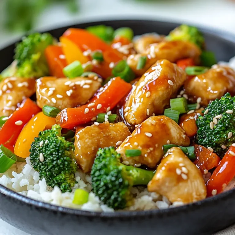 - 450 g Hähnchenbrust, dünn geschnitten - 1 Tasse Brokkoliröschen - 1 Paprika, in Scheiben geschnitten (rot oder grün) - 1 Möhre, in Juliennestreifen geschnitten - 60 ml Sojasauce - 2 Esslöffel brauner Zucker Das Hähnchen gibt dem Gericht Protein. Brokkoli, Paprika und Karotten bringen viele Nährstoffe. Sojasauce und brauner Zucker sorgen für den besonderen Geschmack. - 2 Esslöffel Pflanzenöl - 1 Esslöffel Sesamöl - 3 Knoblauchzehen, gehackt - 2,5 cm frischer Ingwer, gerieben - Salz und Pfeffer nach Geschmack Mit Pflanzenöl braten wir das Hähnchen goldbraun. Sesamöl bringt ein nussiges Aroma. Knoblauch und Ingwer geben dem Gericht eine tolle Frische. Salz und Pfeffer runden den Geschmack ab. - Sesamsamen - 4 Frühlingszwiebeln, gehackt Sesamsamen sind eine schöne Garnierung. Sie fügen auch eine knusprige Textur hinzu. Frühlingszwiebeln bringen Frische und Farbe auf den Teller. {{ingredient_image_2}} Um das Hähnchen lecker zu machen, beginne mit der Marinierung. Nimm eine große Schüssel und füge die geschnittene Hähnchenbrust hinzu. Streue 2 Esslöffel Speisestärke darüber. Das hilft, das Hähnchen schön zart zu machen. Füge eine Prise Salz und Pfeffer hinzu. Rühre alles gut um, sodass das Hähnchen gleichmäßig bedeckt ist. Lass es dann für etwa 15 Minuten stehen. So können die Aromen einziehen. Jetzt ist es Zeit, das Hähnchen zu braten. Erhitze 2 Esslöffel Pflanzenöl in einer großen Pfanne oder einem Wok. Achte darauf, dass das Öl heiß ist, aber nicht raucht. Das Hähnchen kommt jetzt in die Pfanne. Brate es 4 bis 5 Minuten lang, bis es goldbraun und gar ist. Wenn es fertig ist, nimm das Hähnchen aus der Pfanne und stelle es beiseite. Für das Gemüse wähle frische Zutaten wie Brokkoli, Paprika und Möhren. Diese bringen Farbe und Geschmack ins Gericht. Gib das Gemüse in die gleiche Pfanne. Brate es etwa 3 Minuten unter Rühren. Das Gemüse sollte zart und knackig bleiben. Füge dann den gehackten Knoblauch und den geriebenen Ingwer hinzu. Brate alles für eine weitere Minute an, bis es gut riecht. Um die perfekte Konsistenz zu erreichen, marinieren Sie das Hähnchen. Die Marinade aus Speisestärke, Salz und Pfeffer macht das Hähnchen zart. Lassen Sie das Hähnchen mindestens 15 Minuten marinieren. So nehmen die Aromen gut auf. Halten Sie das Gemüse knackig. Wenn Sie das Gemüse anbraten, kochen Sie es nur kurz. Brokkoli, Paprika und Karotten sollten leuchtend und bissfest bleiben. So bleibt der Geschmack frisch und die Farben schön. Passen Sie die Mengen der Gewürze an. Wenn Sie mehr Geschmack wollen, erhöhen Sie den Ingwer und den Knoblauch. Versuchen Sie auch, die Sojasauce zu variieren. Dunkle Sojasauce gibt mehr Tiefe, während helle Sojasauce milder ist. Verwenden Sie auch weniger Zucker, wenn Sie es weniger süß mögen. Bereiten Sie die Zutaten im Voraus vor. Schneiden Sie das Gemüse und marinieren Sie das Hähnchen, bevor Sie kochen. Das spart Zeit und macht das Kochen einfacher. Kochen und Vorbereiten gleichzeitig kann ebenfalls helfen. Während das Hähnchen brät, können Sie das Gemüse vorbereiten. So sind Sie schneller fertig und können das Gericht heiß servieren. Pro Tipps Hähnchen marinieren: Lassen Sie das Hähnchen mindestens 15 Minuten in der Speisestärke und den Gewürzen marinieren, um den Geschmack zu intensivieren. Gemüse knackig halten: Braten Sie das Gemüse nur kurz, um sicherzustellen, dass es zart bleibt und seine Farbe behält. Frische Zutaten verwenden: Verwenden Sie frischen Ingwer und Knoblauch für ein intensiveres Aroma und einen besseren Geschmack. Servieren mit Sesam: Streuen Sie geröstete Sesamsamen über das Gericht, um einen zusätzlichen Crunch und einen nussigen Geschmack zu erhalten. {{image_4}} Du kannst verschiedene Proteine für dein Mongolian Chicken verwenden. Rindfleisch ist eine tolle Option. Es hat einen intensiven Geschmack und passt gut zur Sauce. Du kannst auch Tofu nutzen. Er nimmt die Aromen gut auf und ist perfekt für Vegetarier. Für Meeresfrüchte kannst du Garnelen oder Kabeljau verwenden. Diese Optionen bringen einen neuen Twist in dein Gericht. Gemüse gibt deinem Gericht Farbe und Nährstoffe. Du kannst mehr Gemüsesorten hinzufügen. Zucchini oder Blumenkohl sind gute Ergänzungen. Sie sind leicht zu finden und passen gut. Denke auch an saisonale Angebote. Frisches Gemüse ist oft schmackhafter und günstiger. Du kannst auch Erbsen oder Pilze verwenden, um die Textur zu verändern. Die Sauce ist der Star deines Gerichts. Du kannst die Schärfe anpassen. Chili oder rote Paprikaflocken geben einen Kick. Magst du es süßer? Variiere die Süße mit Honig oder mehr braunem Zucker. Das macht die Sauce interessant und lecker. Experimentiere mit den Zutaten, um deinen perfekten Geschmack zu finden. Um die Reste von Mongolian Chicken Stir Fry gut zu lagern, lege sie in einen luftdichten Behälter. Stelle sicher, dass das Gericht vollständig abgekühlt ist, bevor du es wegstellst. Im Kühlschrank bleibt es für 3 bis 4 Tage frisch. Überprüfe immer den Geruch und das Aussehen, bevor du es isst. Um das Gericht einzufrieren, lasse es zuerst ganz abkühlen. Packe die Portionen in gefriergeeignete Behälter oder Beutel. So kannst du es bis zu 3 Monate lagern. Wenn du es aufwärmen möchtest, nimm es aus dem Gefrierfach und lasse es über Nacht im Kühlschrank auftauen. Erwärme es dann in einer Pfanne oder Mikrowelle, bis es dampfend heiß ist. Für Meal Prep kannst du die Zutaten im Voraus vorbereiten. Schneide das Gemüse und mariniere das Hähnchen am Abend vorher. So sparst du Zeit beim Kochen. Die Vorbereitungszeit beträgt nur etwa 15 Minuten. Mit dieser Strategie schaffst du schnelle und gesunde Mahlzeiten an stressigen Tagen. Die Zubereitung dauert insgesamt 30 Minuten. Die Vorbereitungszeit beträgt etwa 15 Minuten. In dieser Zeit schneiden Sie das Hähnchen und das Gemüse. Die Kochzeit dauert weitere 15 Minuten. In dieser Zeit braten Sie das Hähnchen und das Gemüse in der Pfanne. Ja, Sie können das Rezept im Voraus vorbereiten. Marinieren Sie das Hähnchen und schneiden Sie das Gemüse einige Stunden vorher. Lagern Sie alles in luftdichten Behältern im Kühlschrank. So sparen Sie Zeit beim Kochen. Die vorbereiteten Zutaten sind bis zu zwei Tage haltbar. Das Gericht ist nicht von Natur aus glutenfrei. Die Sojasauce enthält Gluten. Um eine glutenfreie Version zu machen, verwenden Sie Tamari oder glutenfreie Sojasauce. Diese Alternativen sind leicht erhältlich und schmecken ähnlich. Achten Sie darauf, auch andere Zutaten auf Gluten zu prüfen. Das Rezept für Mongolian Chicken Stir Fry ist einfach und lecker. Du hast gelernt, welche Zutaten wichtig sind, wie man das Hähnchen marinieren sollte und welche Gewürze den Geschmack verstärken. Ich habe Tipps gegeben, um Zeit zu sparen und den perfekten Biss zu erreichen. Du kannst nach Belieben mit verschiedenen Proteinen und Gemüse variieren. Denke daran, übrig gebliebene Portionen richtig zu lagern. Experimentiere und finde deinen eigenen Lieblingsgeschmack. Kochen sollte Spaß machen und einfach sein!