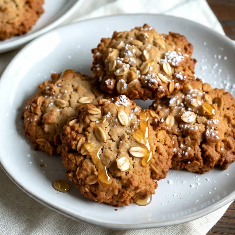 Um die perfekten Honig Haferflocken Kekse zu machen, brauchst du: - 1 Tasse Haferflocken - 1 Tasse Weizenmehl - 1/2 Teelöffel Backpulver - 1/2 Teelöffel Zimt - 1/4 Teelöffel Salz - 1/2 Tasse ungesalzene Butter, weich - 1/2 Tasse brauner Zucker, fest gepackt - 1/4 Tasse Honig - 1 großes Ei - 1 Teelöffel Vanilleextrakt Diese Zutaten sorgen für einen süßen und herzhaften Geschmack. Die Haferflocken geben den Keksen einen tollen Biss. Die Kombination von Butter und Zucker macht sie schön weich. Du kannst deine Kekse noch besser machen, indem du einige Extras hinzufügst. Hier sind ein paar Ideen: - 1/2 Tasse Rosinen - 1/2 Tasse Schokoladenstückchen - 1/2 Tasse gehackte Nüsse (z.B. Walnüsse oder Pekannüsse) Rosinen bringen eine fruchtige Süße. Schokoladenstückchen machen die Kekse schokoladig und lecker. Nüsse fügen einen knusprigen Biss hinzu. Du kannst die Zutaten mixen oder nur eine Sorte wählen. Die Qualität der Zutaten macht einen großen Unterschied. Hier sind einige Tipps: - Wähle frische Haferflocken. Sie sollten klar und aromatisch sein. - Das Mehl sollte fein und luftig sein. Achte auf das Haltbarkeitsdatum. - Verwende echten Honig. Er gibt den Keksen einen natürlichen, süßen Geschmack. - Frische Nüsse sind wichtig. Sie sollten nicht ranzig riechen. Indem du auf die Qualität achtest, wirst du köstliche Kekse backen. Es lohnt sich, gute Zutaten zu wählen! {{ingredient_image_2}} Heize deinen Ofen auf 175 °C (350 °F) vor. Lege ein Backblech mit Backpapier aus. Das hilft, dass die Kekse nicht kleben bleiben. So wird das Backen einfacher und die Reinigung leichter. In einer mittelgroßen Schüssel mische die Haferflocken, das Mehl, das Backpulver, den Zimt und das Salz. Rühre alles gut um. Diese Mischung gibt deinem Keks die Struktur und den Geschmack. Achte darauf, dass keine Klumpen entstehen. Nimm eine große Rührschüssel. Schlage die weiche Butter und den braunen Zucker mit einem Handmixer cremig. Das sorgt für eine luftige Textur. Füge dann den Honig, das Ei und den Vanilleextrakt hinzu. Vermische alles gut, bis die Mischung glatt ist. Diese Zutaten bringen die Süße und Feuchtigkeit in deine Kekse. Gib die trockenen Zutaten nach und nach zu der feuchten Mischung. Rühre nur, bis alles gerade so verbunden ist. Übermische den Teig nicht. Wenn du magst, hebe Rosinen oder Schokoladenstückchen und gehackte Nüsse unter. Nutze einen Esslöffel, um Portionen auf das Backblech zu setzen. Lass genug Platz zwischen den Keksen, da sie auseinanderlaufen. Backe die Kekse im vorgeheizten Ofen für 10-12 Minuten. Sie sind fertig, wenn die Ränder goldbraun sind. Die Mitte kann etwas weich erscheinen. Das ist normal, da sie beim Abkühlen fest werden. Lass die Kekse 5 Minuten auf dem Backblech abkühlen. Danach lege sie auf ein Kuchengitter, damit sie vollständig abkühlen. Um die perfekte Konsistenz zu erreichen, sollten Sie die Butter weich machen. Achten Sie darauf, dass die Mischung cremig ist. Mischen Sie die trockenen Zutaten gut, bevor Sie sie hinzufügen. Übermixen Sie den Teig nicht, damit die Kekse zart bleiben. Lassen Sie den Teig etwas ruhen, bevor Sie ihn backen. So entwickeln sich die Aromen besser. Ein häufiger Fehler ist, die Kekse zu lange zu backen. Überprüfen Sie sie gegen Ende der Backzeit. Die Ränder sollten goldbraun sein. Die Mitte kann leicht weich bleiben, das ist normal. Wenn Sie die Kekse zu dicht auf das Backblech setzen, laufen sie zusammen. Lassen Sie genug Platz zwischen den Portionen. Achten Sie darauf, die richtige Menge Mehl zu verwenden. Zu viel Mehl macht die Kekse trocken. Sie können das Rezept leicht anpassen. Ersetzen Sie den Honig durch Agavendicksaft oder Ahornsirup. Für einen anderen Geschmack fügen Sie Gewürze wie Muskat oder Ingwer hinzu. Wenn Sie Nüsse oder Schokoladenstückchen mögen, mischen Sie diese unter. Experimentieren Sie mit verschiedenen Trockenfrüchten. Rosinen oder getrocknete Cranberries sind lecker. Probieren Sie auch andere Mehlsorten für neue Texturen. Pro Tipps Butter richtig zubereiten: Achten Sie darauf, die Butter weich werden zu lassen, bevor Sie sie mit dem Zucker schlagen. Dies sorgt für eine bessere Konsistenz der Kekse. Haferflocken variieren: Experimentieren Sie mit verschiedenen Haferflocken wie groben oder schnellen Haferflocken für unterschiedliche Texturen. Backzeit im Auge behalten: Überwachen Sie die Kekse genau während des Backens, um sicherzustellen, dass sie goldbraun sind, ohne zu trocken zu werden. Abkühlzeit einhalten: Lassen Sie die Kekse vor dem Servieren ausreichend abkühlen, damit sie ihre Form und Textur behalten. {{image_4}} Honig gibt den Keksen eine tolle Süße. Wenn du keinen Honig magst, verwende Agavendicksaft oder Ahornsirup. Beide sind flüssig und geben eine süße Note. Du kannst auch Kokosblütenzucker nutzen. Dieser hat einen anderen Geschmack, passt aber gut zu Haferflocken. Für eine glutenfreie Version nimm glutenfreies Mehl. Es gibt viele gute Marken im Laden. Achte darauf, dass die Haferflocken auch glutenfrei sind. Diese sind oft speziell gekennzeichnet. Die Kekse werden vielleicht nicht ganz so knusprig, aber sie schmecken trotzdem super. Du kannst die Kekse ganz einfach anpassen. Füge Schokoladenstückchen hinzu, um einen süßen Kick zu bekommen. Dunkle Schokolade schmeckt besonders gut. Möchtest du etwas Würze? Dann füge etwas Muskatnuss oder Ingwer hinzu. Rosinen sind auch eine tolle Ergänzung. Sie machen die Kekse saftig und süß. Probiere auch Nüsse wie Walnüsse oder Pekannüsse. Sie geben einen schönen Crunch. Mit diesen Ideen kannst du deine Honig Haferflocken Kekse immer wieder neu erfinden. Um Honig Haferflocken Kekse frisch zu halten, lagern Sie sie in einem luftdichten Behälter. Ein gut verschlossenes Glas funktioniert gut. Sie können auch ein Stück Brot in den Behälter legen. Das hilft, die Kekse weich zu halten. Vermeiden Sie, sie in der Nähe von Wärmequellen zu lagern. Kühler und dunkler Ort ist ideal. Diese Kekse bleiben bei richtiger Lagerung etwa eine Woche frisch. Wenn Sie sie im Kühlschrank aufbewahren, können sie sogar bis zu zehn Tage halten. Für längere Haltbarkeit können Sie die Kekse einfrieren. So bleiben sie bis zu drei Monate frisch. Achten Sie darauf, sie gut zu verpacken, bevor Sie sie einfrieren. Wenn Ihre Kekse etwas hart werden, können Sie sie leicht wiederbeleben. Legen Sie sie für einige Minuten in die Mikrowelle. Ein feuchtes Papiertuch hilft, die Feuchtigkeit wiederzugeben. Alternativ können Sie die Kekse auch kurz im Ofen aufwärmen. Stellen Sie den Ofen auf 150 °C ein und backen Sie sie für 5 Minuten. So werden sie wieder weich und lecker. Um die Kekse knuspriger zu machen, verwenden Sie mehr Haferflocken. Fügen Sie eine halbe Tasse weitere Haferflocken hinzu. Auch die Backzeit kann eine Rolle spielen. Backen Sie die Kekse etwas länger, bis sie goldbraun sind. Lassen Sie genügend Platz zwischen den Keksen auf dem Blech. Dadurch können sie besser ausbreiten und knuspriger werden. Ja, Sie können die Kekse einfrieren. Lassen Sie sie zuerst vollständig abkühlen. Legen Sie die Kekse dann in einen luftdichten Behälter. Sie halten sich bis zu drei Monate im Gefrierfach. Zum Auftauen nehmen Sie die Kekse einfach aus dem Behälter. Lassen Sie sie bei Zimmertemperatur auftauen oder erwärmen Sie sie kurz im Ofen. Wenn Sie keine Butter verwenden möchten, probieren Sie Kokosöl oder Margarine. Diese Optionen geben den Keksen eine ähnliche Textur. Auch Apfelmus kann eine gesunde Alternative sein. Es macht die Kekse feucht, reduziert aber den Fettgehalt. Denken Sie daran, die Menge leicht anzupassen, um die richtige Konsistenz zu erreichen. Du hast jetzt alle Infos für köstliche Honig Haferflocken Kekse. Wir haben die Zutaten, die Schritte und viele Tipps durchgegangen. Du kannst dein Rezept leicht anpassen und Fehler vermeiden. Denke daran, die Kekse richtig zu lagern, damit sie frisch bleiben. Mit diesen Ideen wirst du sicher leckere Kekse backen. Probiere verschiedene Variationen aus und finde deinen Liebling! Jetzt liegt es an dir, kreativ zu werden und deine eigenen Keks-Kreationen zu machen!