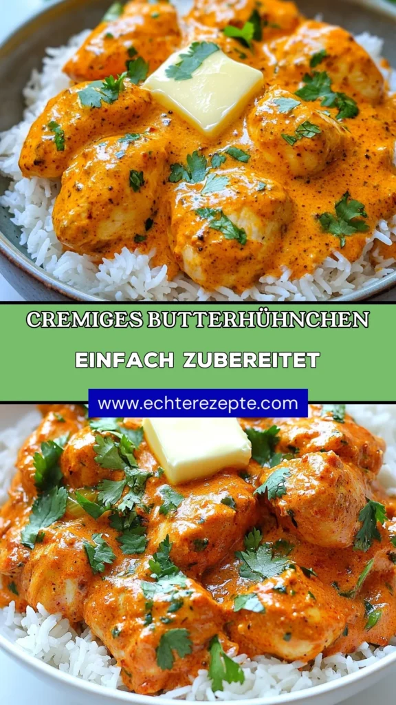 Entdecken Sie dieses köstliche Butterhühnchen Rezept aus dem Slow Cooker! Dieses cremige Hähnchen Gericht bringt den authentischen Geschmack Indiens direkt in Ihre Küche. Mit zartem Hähnchen und Kokosmilch wird dieses indische Hähnchen Rezept zum perfekten Abendessen. Probieren Sie es jetzt aus und genießen Sie es mit Basmati-Reis oder Naan-Brot. Speichern Sie das Rezept und bringen Sie Vielfalt auf Ihren Tisch! #ButterhühnchenRezept #SlowCookerHähnchen #CremigesHähnchenGericht #IndischesHähnchenRezept