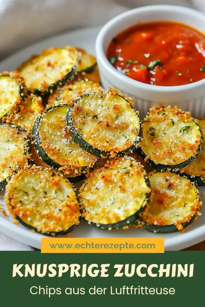 Entdecken Sie das perfekte Luftfritteuse Rezept für knusprige Zucchini-Chips! Diese Parmesan Zucchini Chips sind der ultimative gesunde Snack. Gefüllt mit Geschmack und knuspriger Textur dank Panko Paniermehl, sind sie einfach zuzubereiten und unwiderstehlich gut. Ideal als Vorspeise oder Snack. Speichern Sie das Rezept und probieren Sie es aus! #ZucchiniChips #GesunderSnack #Luftfritteuse #ParmesanZucchiniChips