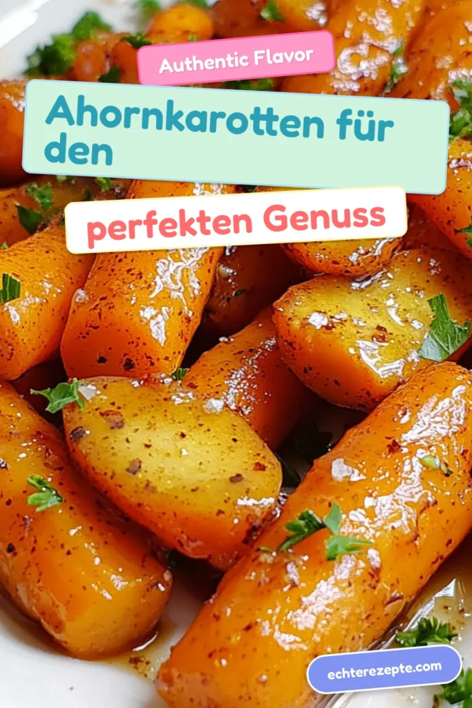 Entdecken Sie unser köstliches Rezept für Ahornsirup Karotten, das perfekte aromatische Karottengericht für jede Gelegenheit. Diese glasierten Karotten sind eine gesunde Beilage, die einfach im Ofen geröstet wird. In nur 35 Minuten zubereitet, wird dieses Rezept das Herz Ihrer Gäste erobern. Lassen Sie sich diese gesunde und leckere Variante nicht entgehen! Speichern Sie das Rezept und bringen Sie Geschmack auf Ihren Tisch! #AhornsirupKarotten #OfenGerösteteKarotten #GlasiereKarottenRezept #GesundeBeilageKarotten