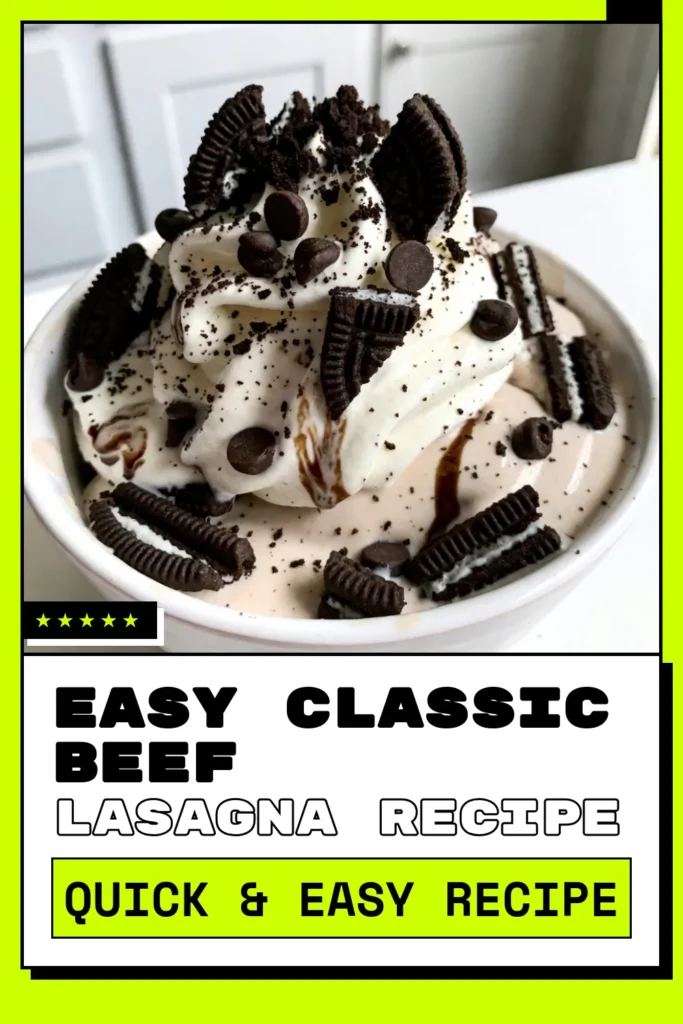 Entdecken Sie das cremige Kekse Eis mit unserem einfachen Sahne Dessert Rezept! Dieses Schokoladenkekse Eis ist die perfekte Wahl, wenn Sie ein Oreo Eis Rezept ohne Eismaschine suchen. In nur 15 Minuten zubereitet, brauchen Sie lediglich Sahne, Kondensmilch und leckere Kekse. Perfekt für heiße Tage! Speichern Sie dieses Rezept und genießen Sie den cremigen Genuss! #KekseEis #SahneDessert #Schokoladenkekse #EinfacheEiscreme