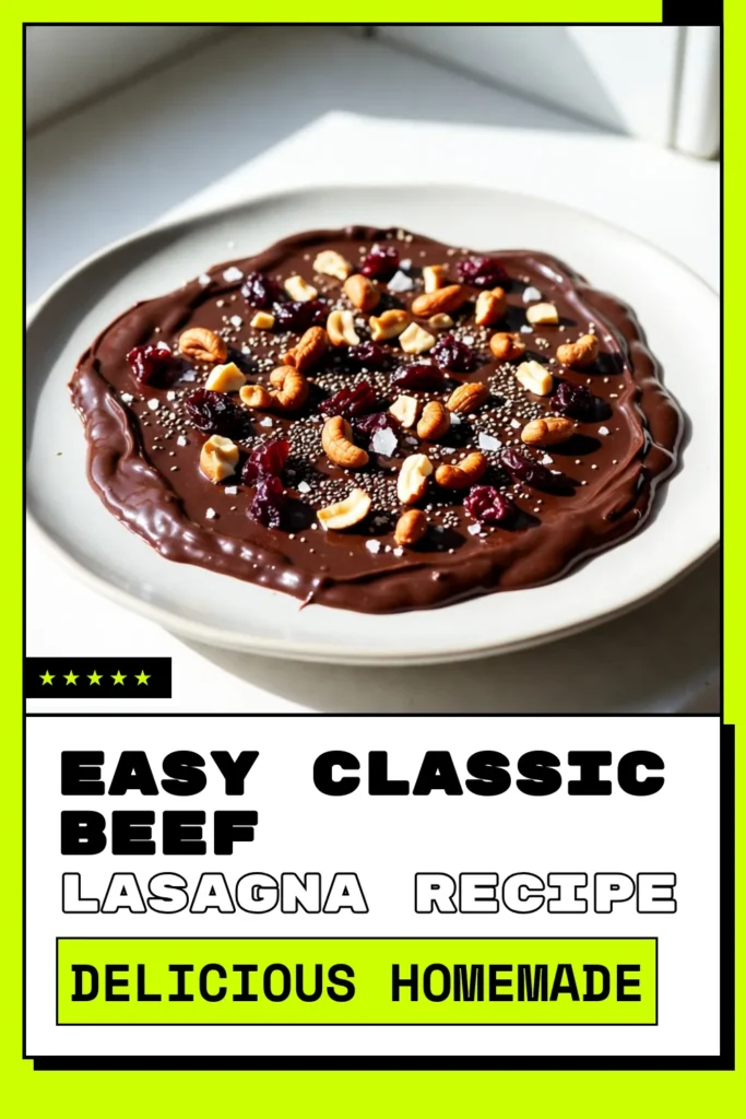 Entdecken Sie unser einfaches und köstliches Rezept für Dunkle Schokoladenborke mit einer Prise Meersalz! Diese Schokoladen-Meersalz-Borke kombiniert gesunde Snacks mit Nüssen und ist eine perfekte Wahl für dekadente Schokoladenrezepte und DIY Süßigkeiten rezepte. Ideal für jeden Anlass und kinderleicht zuzubereiten. Lassen Sie sich von diesem gesunden Snack inspirieren und speichern Sie das Rezept für später! #DunkleSchokoladenborke #SchokoladenMeersalzBorke #DIY #GesundeSnacks