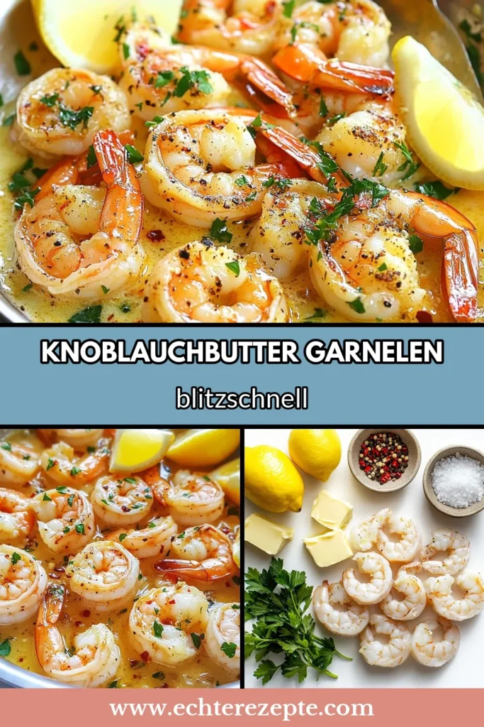 Entdecke unser köstliches Knoblauchbutter Garnelen Rezept! Diese einfache Garnelen Pfanne ist schnell zubereitet und sorgt für ein schnelles und leckeres Abendessen. Mit zarter Knoblauch Garnelen mit Butter und frischen Zutaten wird deine Familie begeistert sein. Perfekt für jeden Anlass! Klicke jetzt, um das Rezept auszuprobieren und lass dich von diesen Garnelen Gerichten inspirieren! #KnoblauchbutterGarnelen #GarnelenPfanneRezept #einfacheGarnelenGerichte #schnundleckerGarnelen
