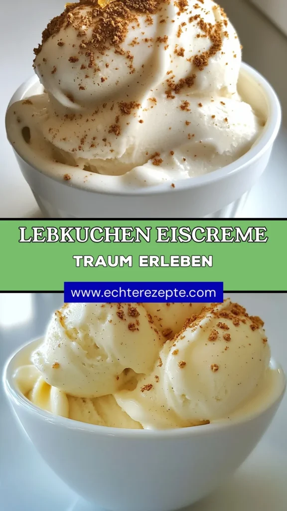 Entdecken Sie unser köstliches Lebkuchen Eiscreme Rezept! Diese selbstgemachte Lebkuchen Eiscreme bringt festliche Aromen in Ihr Zuhause und ist perfekt für Weihnachtsdesserts Eiscreme. Mit würzigen Eiscreme Varianten und einer einfachen Zubereitung begeistert dieses Rezept Ihre Gäste. Probieren Sie es aus und verleihen Sie Ihren Feierlichkeiten einen besonderen Genuss! Speichern Sie dieses Rezept jetzt für die festliche Saison. #Eiscreme #Weihnachtsdesserts #Lebkuchen #Rezeptidee