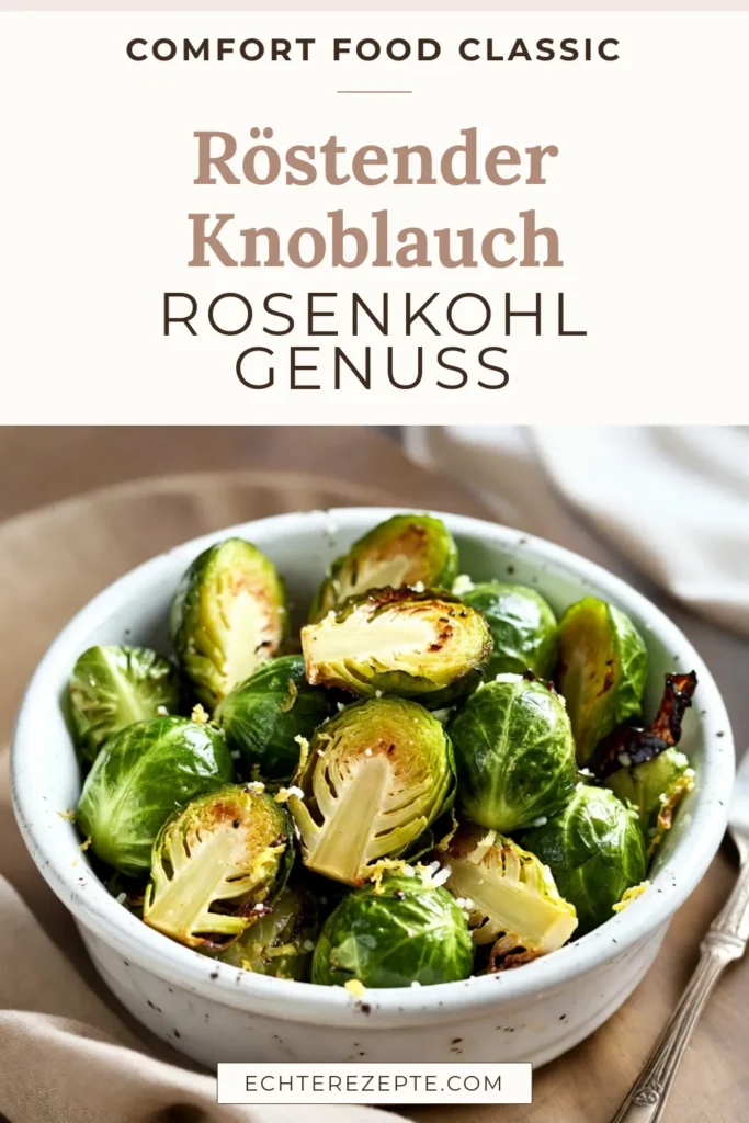 Entdecken Sie dieses köstliche Knoblauch Parmesan Röstung Rezept mit Rosenkohl! Diese einfache Beilage mit Rosenkohl ist perfekt für ein gesundes Abendessen. Genießen Sie gebratenen Rosenkohl mit Parmesan, die Ihr Geschmackserlebnis bereichern. Mit nur wenigen Zutaten und in nur 30 Minuten zubereitet, wird dieses gesunde Rosenkohl Rezept zum neuen Favoriten in Ihrer Küche. Probieren Sie es aus und speichern Sie es für später! #RosenkohlRezept #KnoblauchParmesanRöstung #einfacheBeilagen #gesundeRezepte