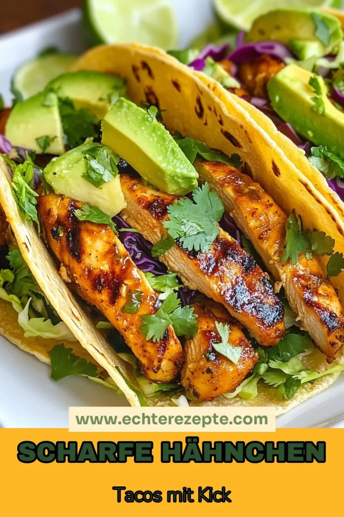 Entdecke unser köstliches Rezept für Chili-Limetten Hähnchen-Tacos! Diese gegrillten Hähnchen-Tacos sind perfekt für ein schnelles Abendessen und werden mit einer würzigen Taco Marinade mariniert. Damit sind sie eine der besten gesunden Taco Ideen für deine Familie! Genieße das mexikanische Flair und kreiere unvergessliche Geschmackserlebnisse. Probiere das Rezept und sichere dir deinen Genussmoment! #ChiliLimettenTacos #GesundeEssen #MexicanFoodRezept #TacoLover