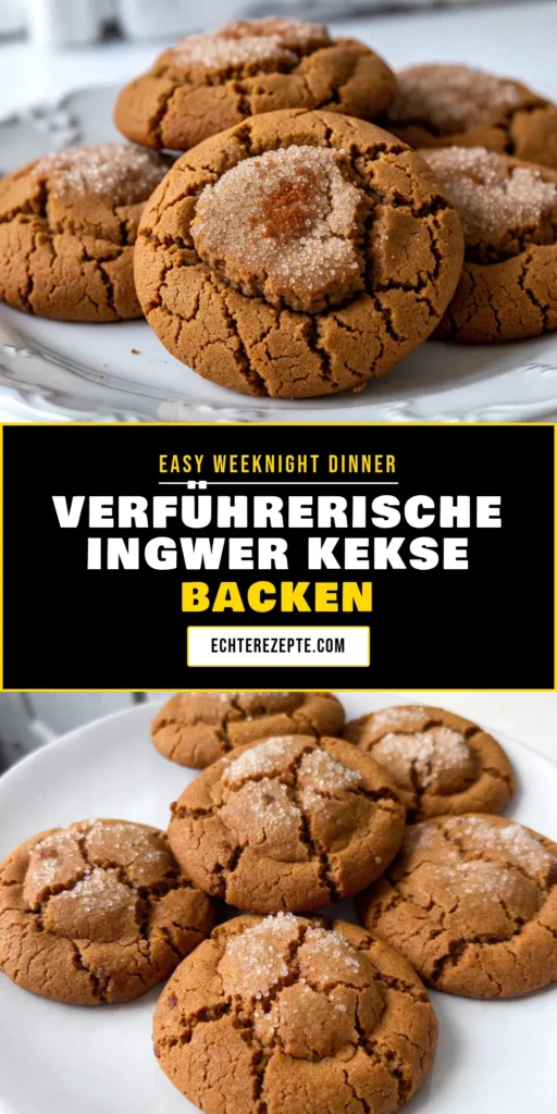 Entdecke das köstliche Rezept für kauzige Ingwer-Melasse-Kekse, die perfekt für die Weihnachtszeit sind! Diese einfachen Keksrezepte vereinen Gewürze und die Süße von Melasse zu einem unfassbar leckeren Genuss. Backe jetzt deine eigenen weihnachtlichen Kekse und teile das Rezept mit Freunden! Lass dir diese Ingwer-Melasse-Kekse nicht entgehen. #KekseMitGewürzen #WeihnachtlicheKekse #KauzigeKekseRezept #EinfacheKeksrezepte